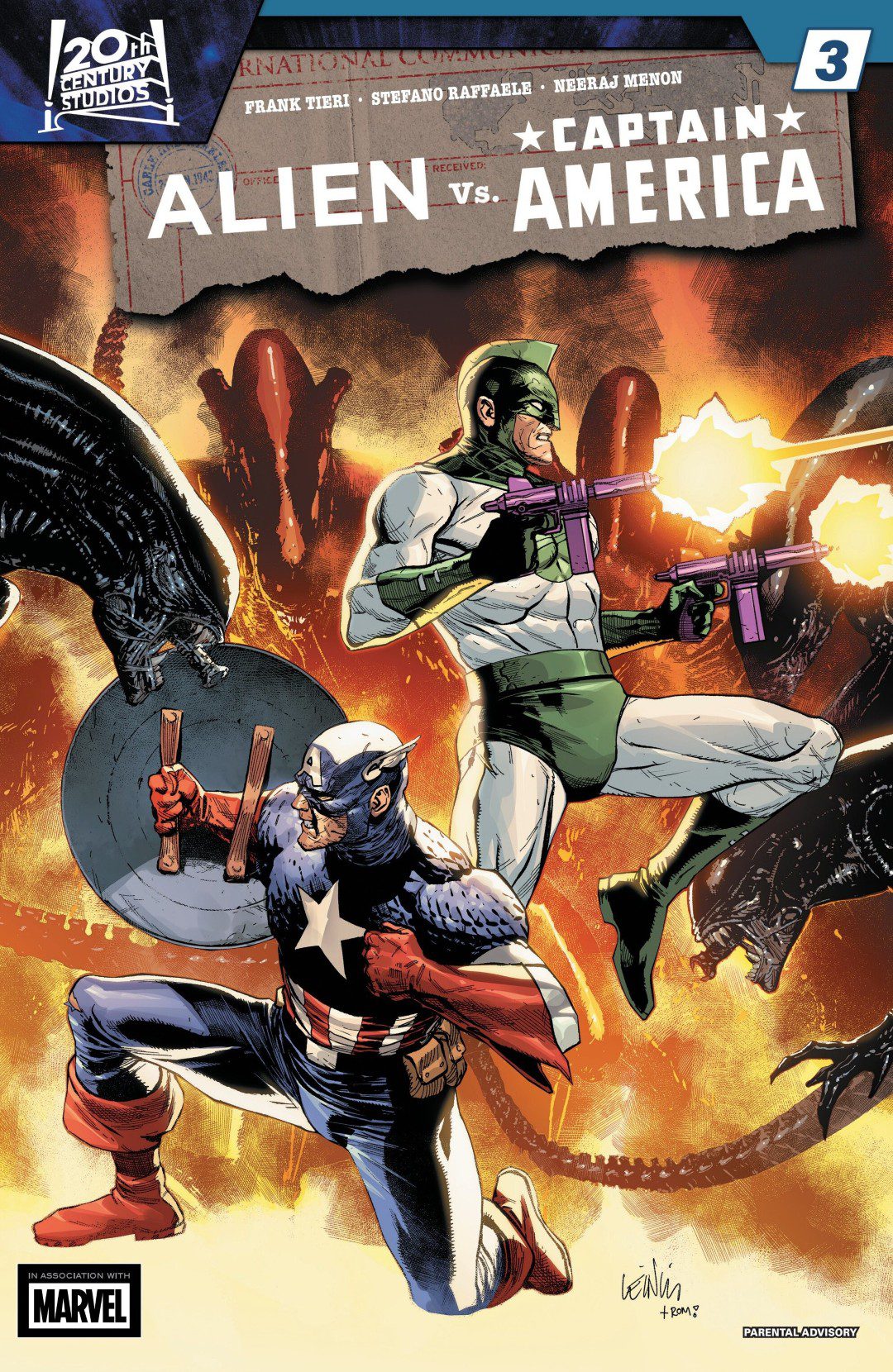 Alien vs Captain America Issue 3 (2026)