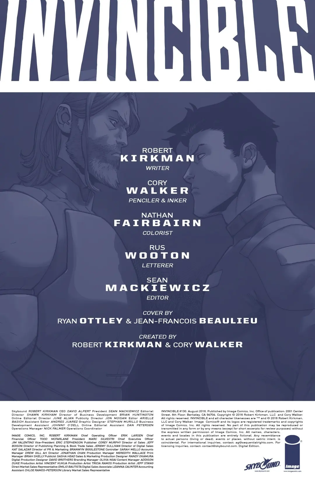 Invincible Issue 130 (2016)