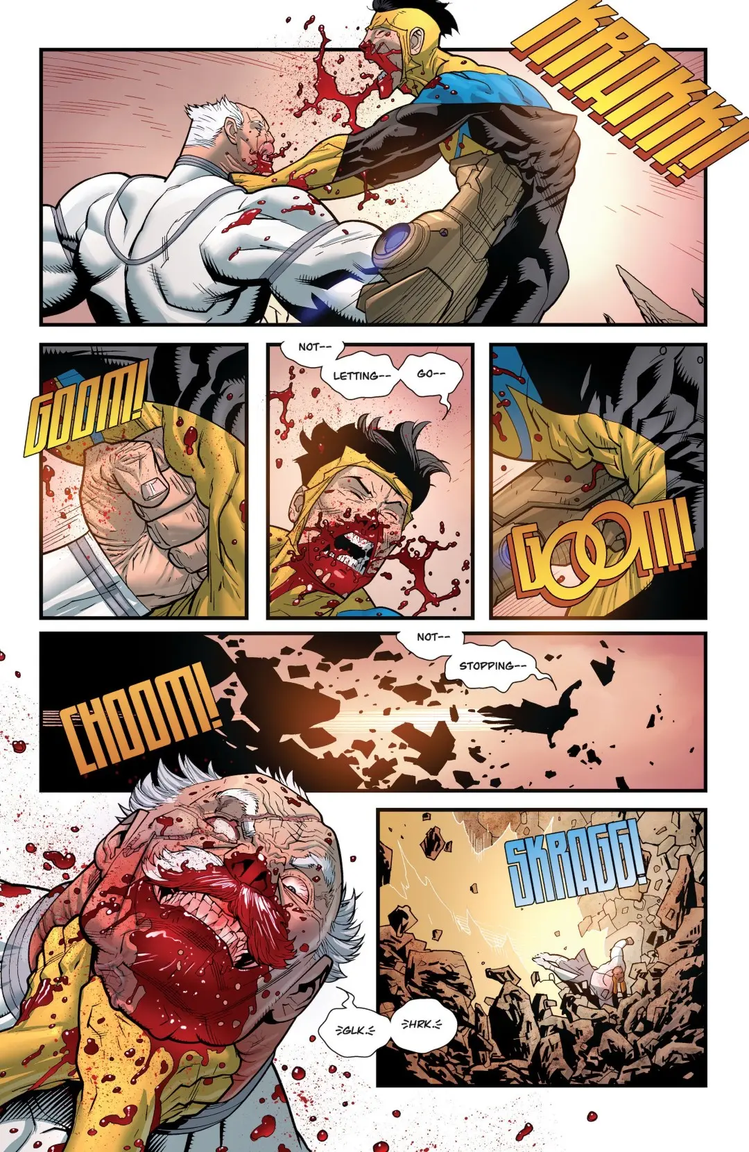Invincible Crying Comic Invincible Issue 072 (2010)