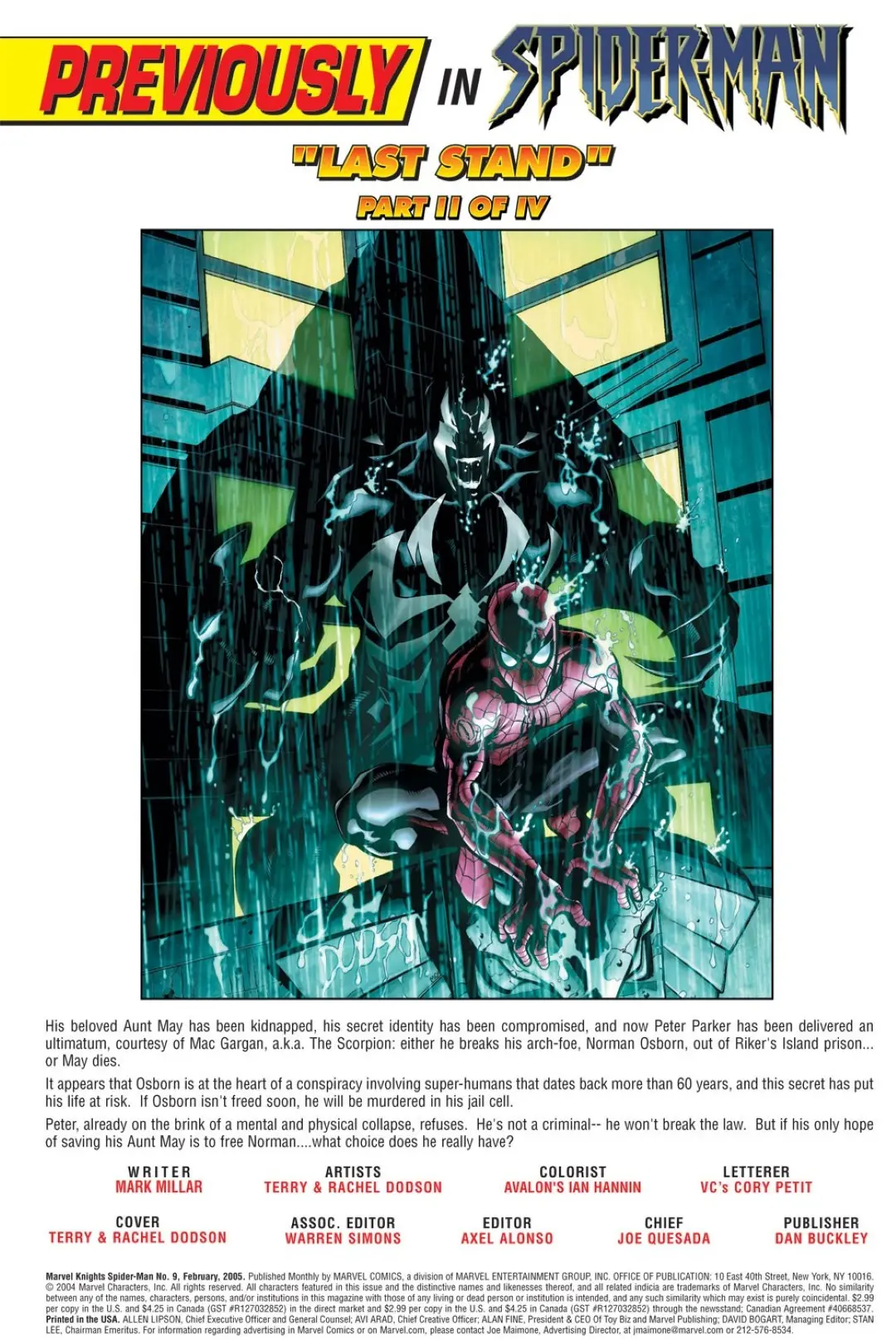 Marvel Knights Spider-Man #10 (2005) - Page 2