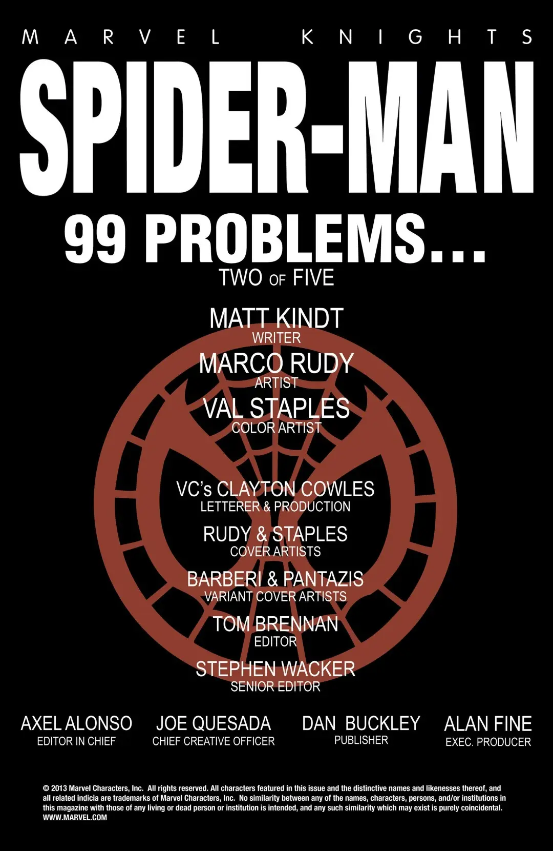 Marvel Knights Spider-Man #2 (of 5) (2013) - Page 2