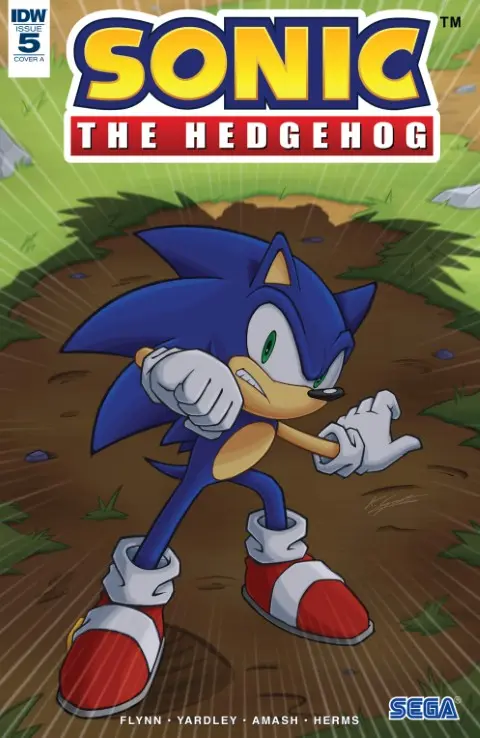 Sonic The Hedgehog #5 (2018) - Page 1 - Copy