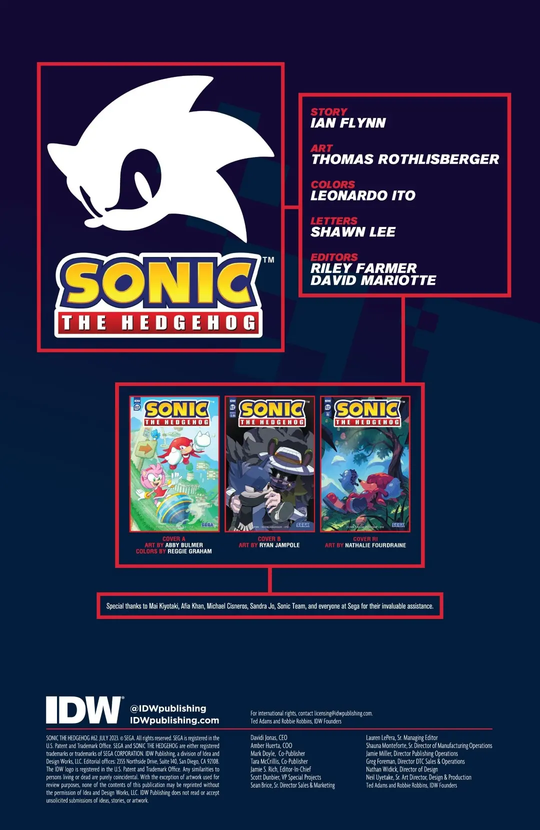 Sonic The Hedgehog #62 (2023) - Page 2