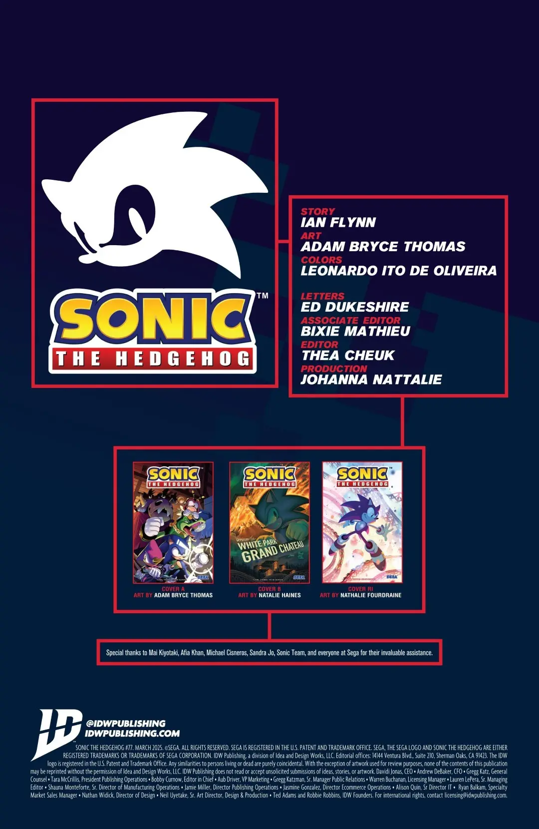 Sonic the Hedgehog #77 (2025_3) - Page 2