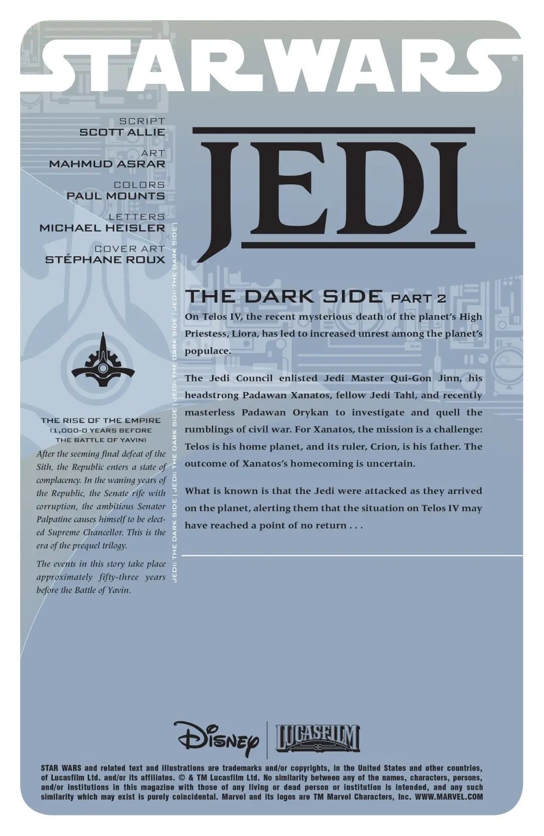 Star Wars - Jedi - The Dark Side #2 (2015) - Page 2