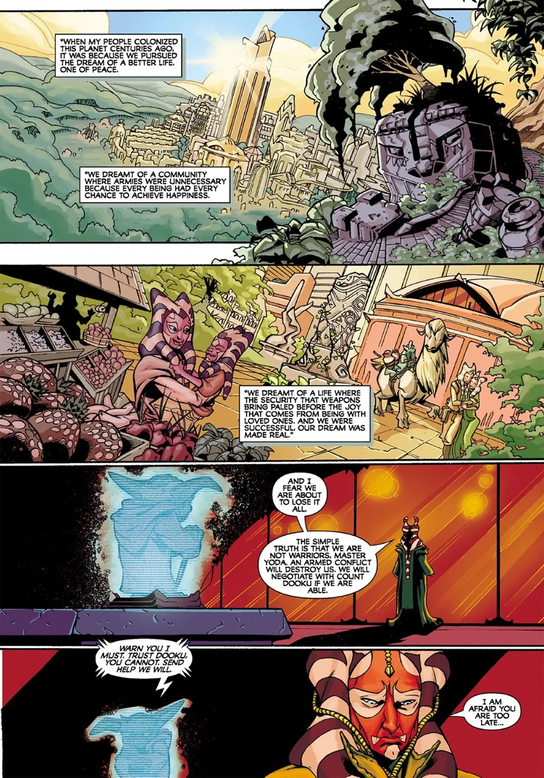 Star Wars - The Clone Wars #1 (of 12) (2008) - Page 3