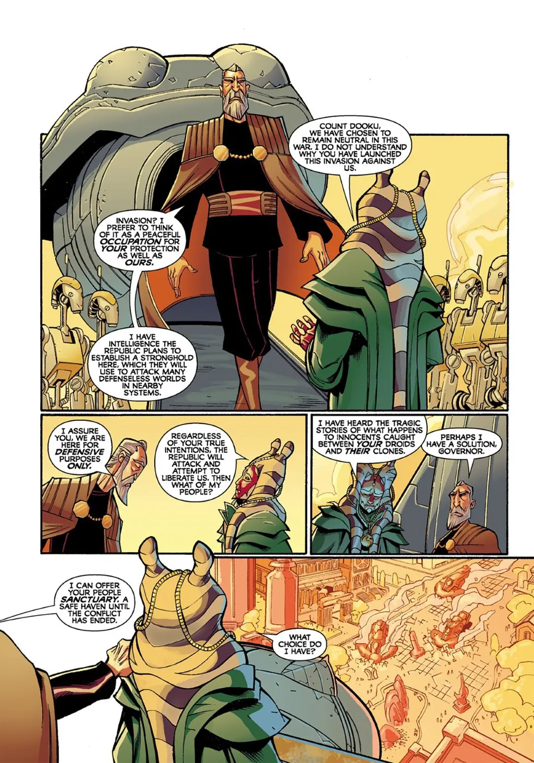 Star Wars - The Clone Wars #1 (of 12) (2008) - Page 5