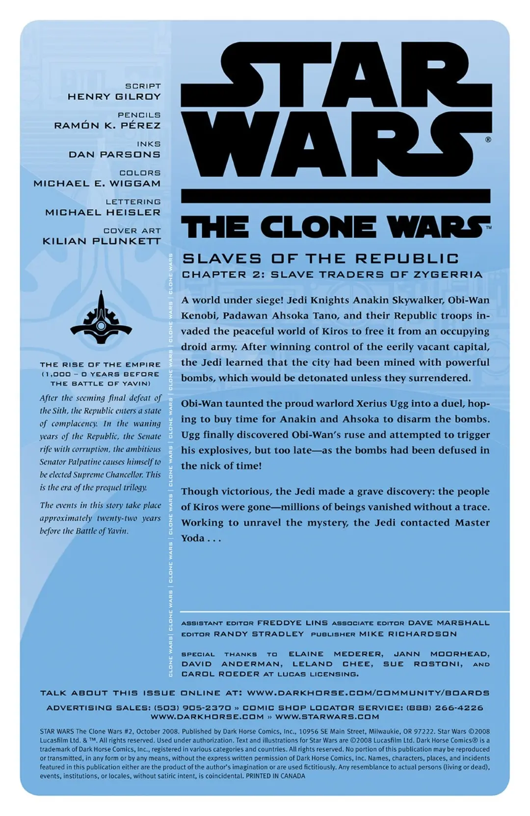 Star Wars - The Clone Wars #2 (of 12) (2008) - Page 2