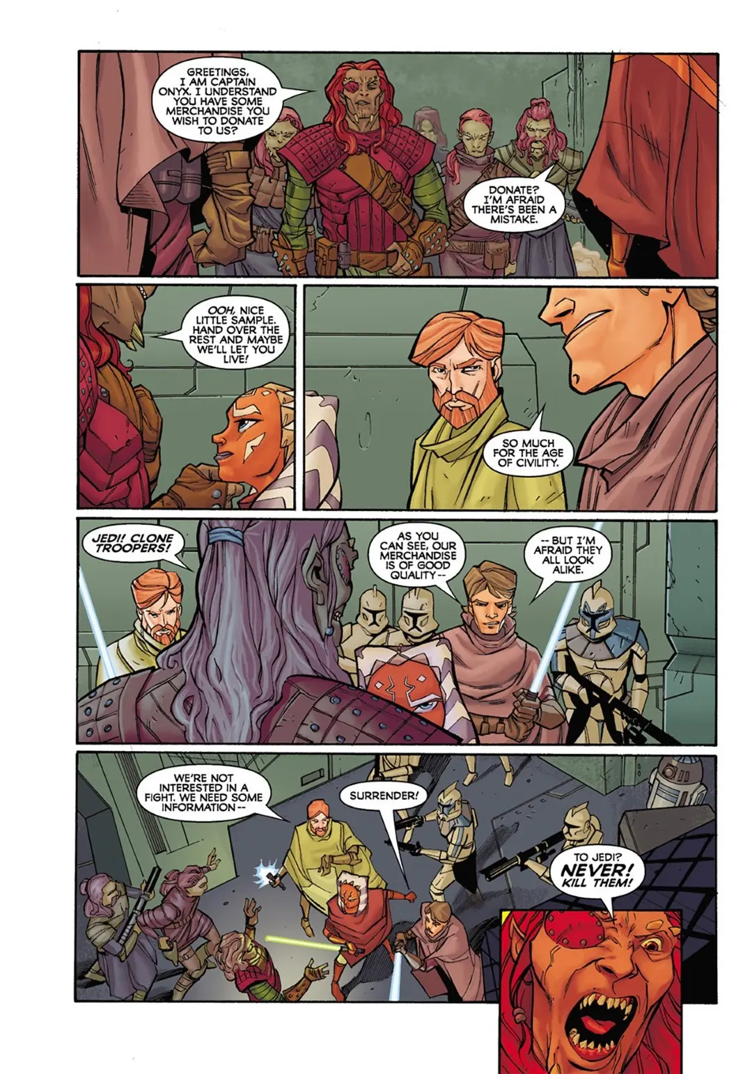 Star Wars - The Clone Wars #2 (of 12) (2008) - Page 9