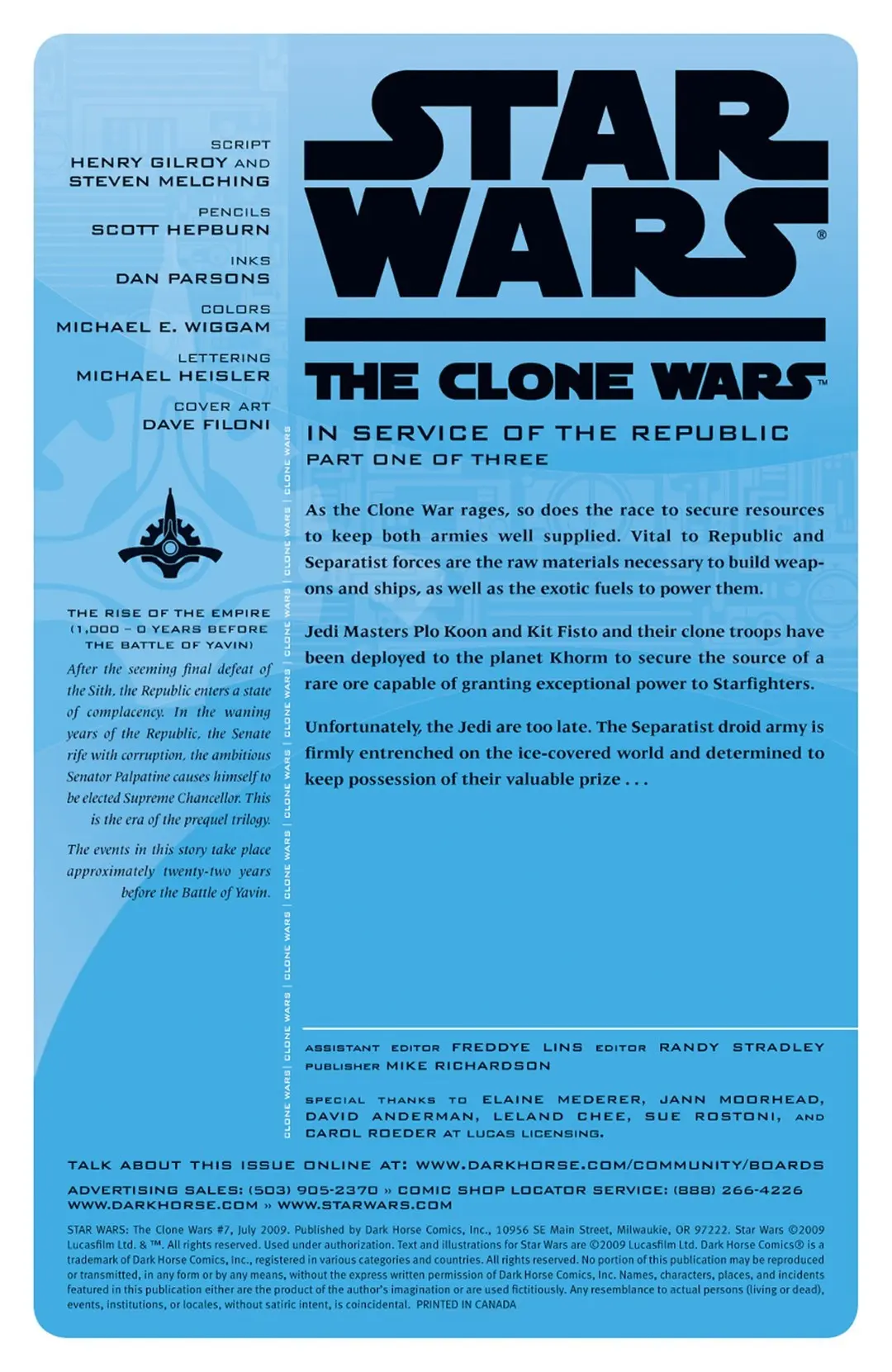 Star Wars - The Clone Wars #7 (of 12) (2009) - Page 2