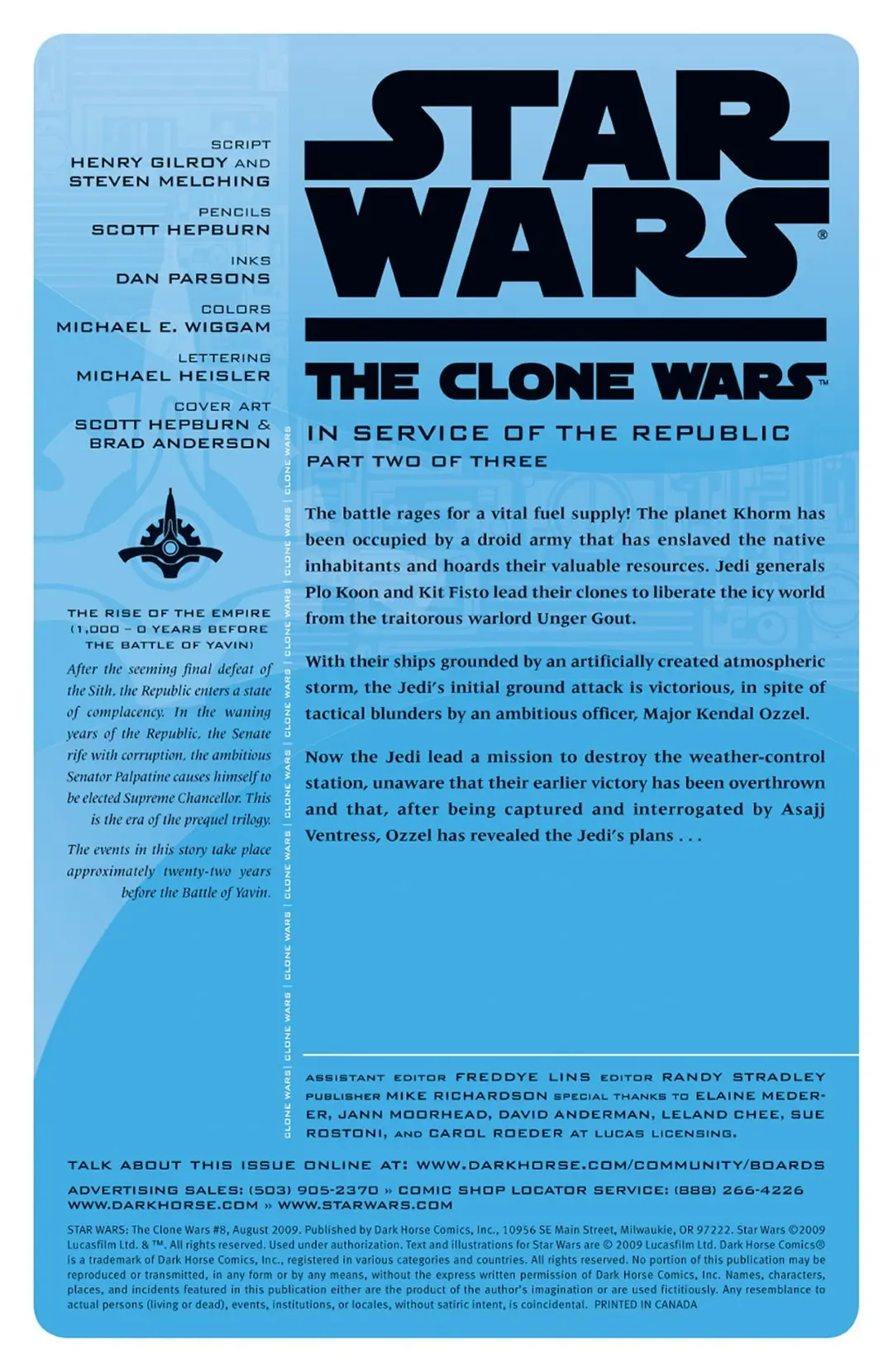 Star Wars - The Clone Wars #8 (of 12) (2009) - Page 2