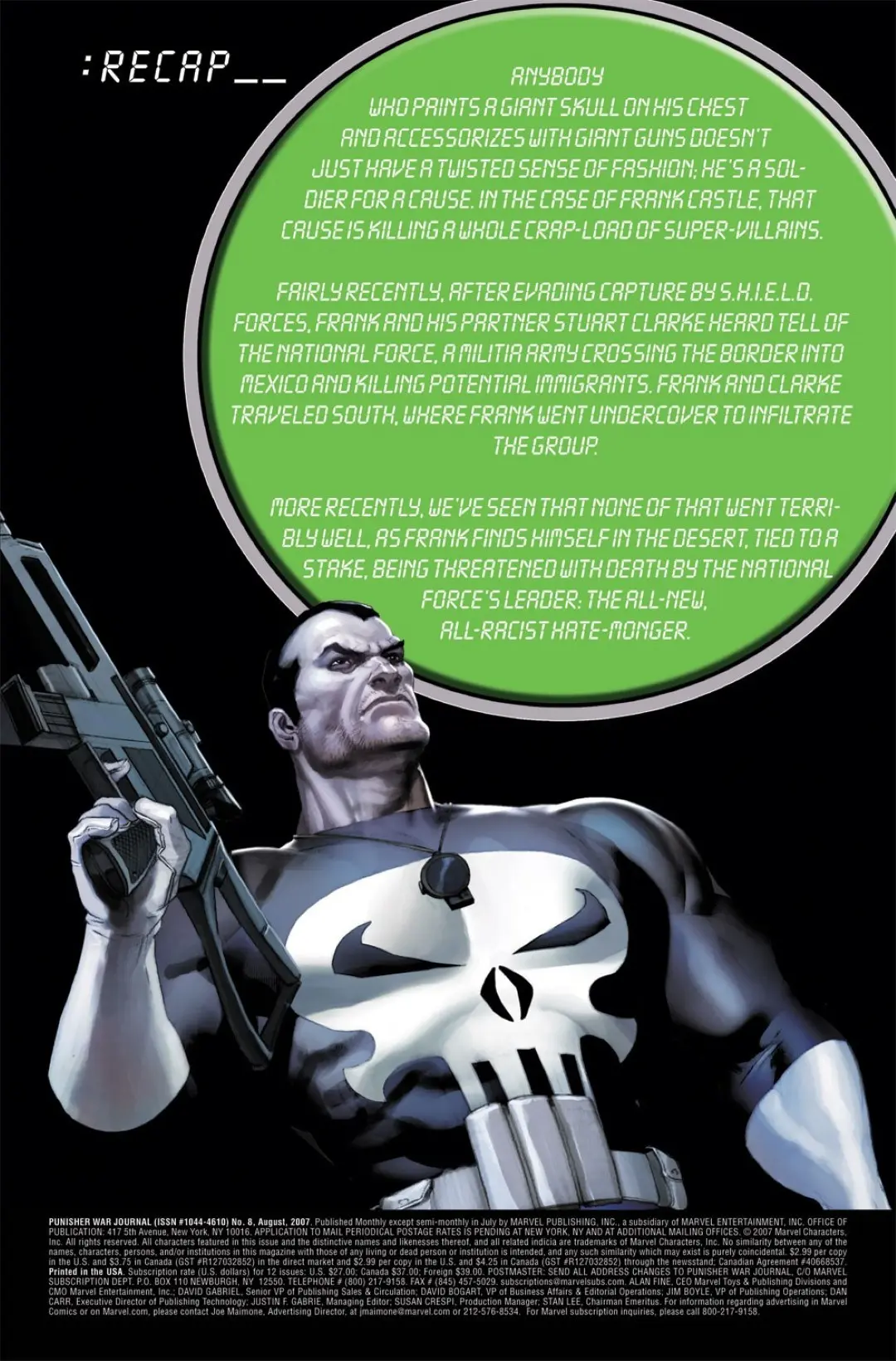 Punisher War Journal Issue 8 (2007) Read Free Comics Online in HD Quality page 2