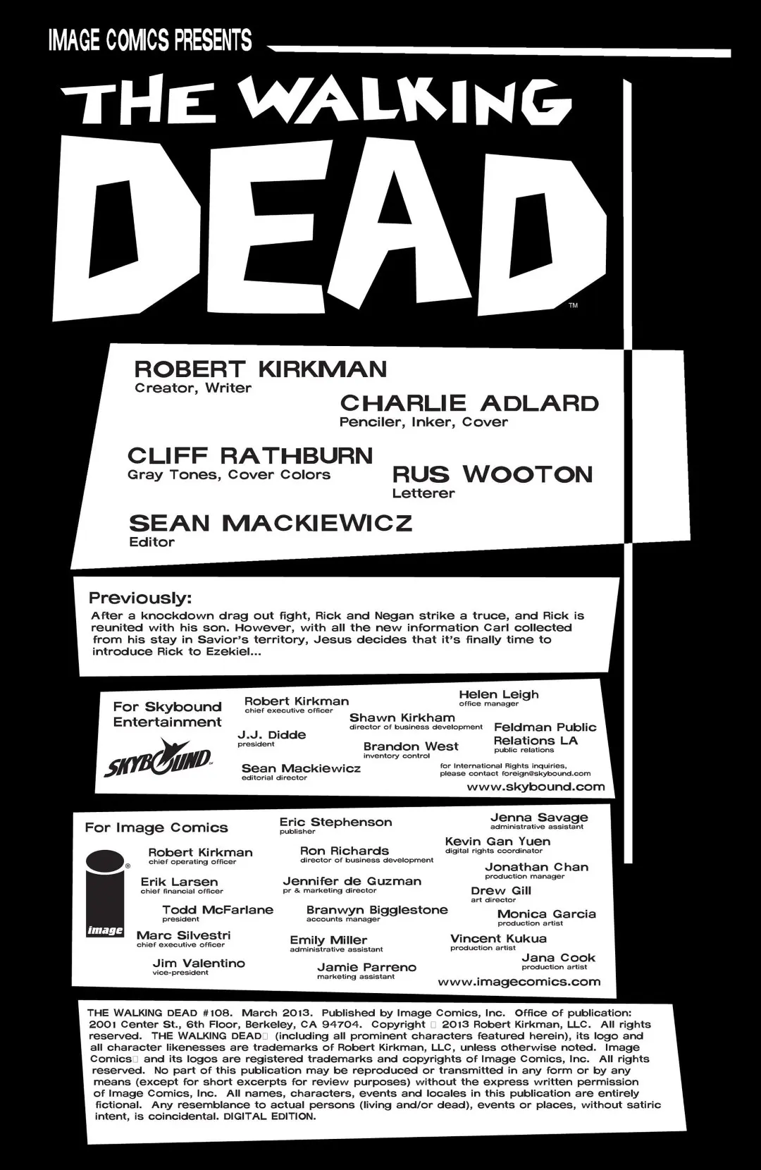 The Walking Dead #108 (2013) - Page 2