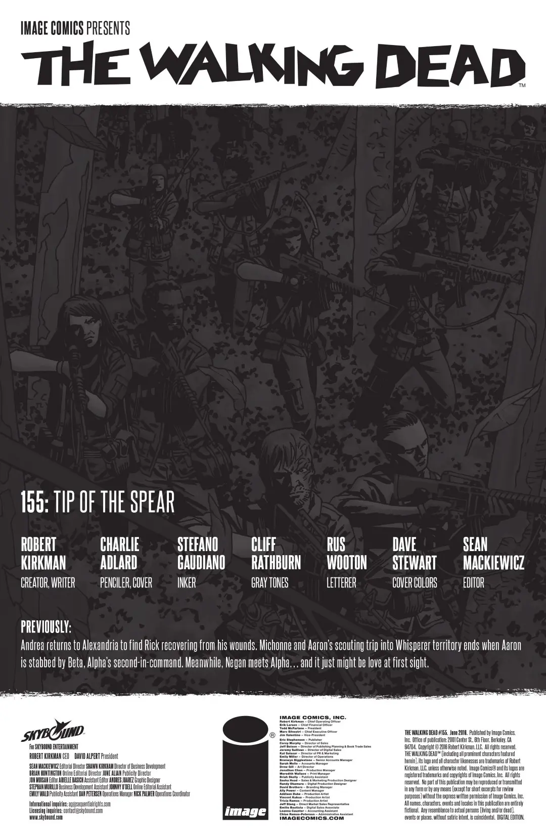 The Walking Dead 155 #1 (2016) - Page 2