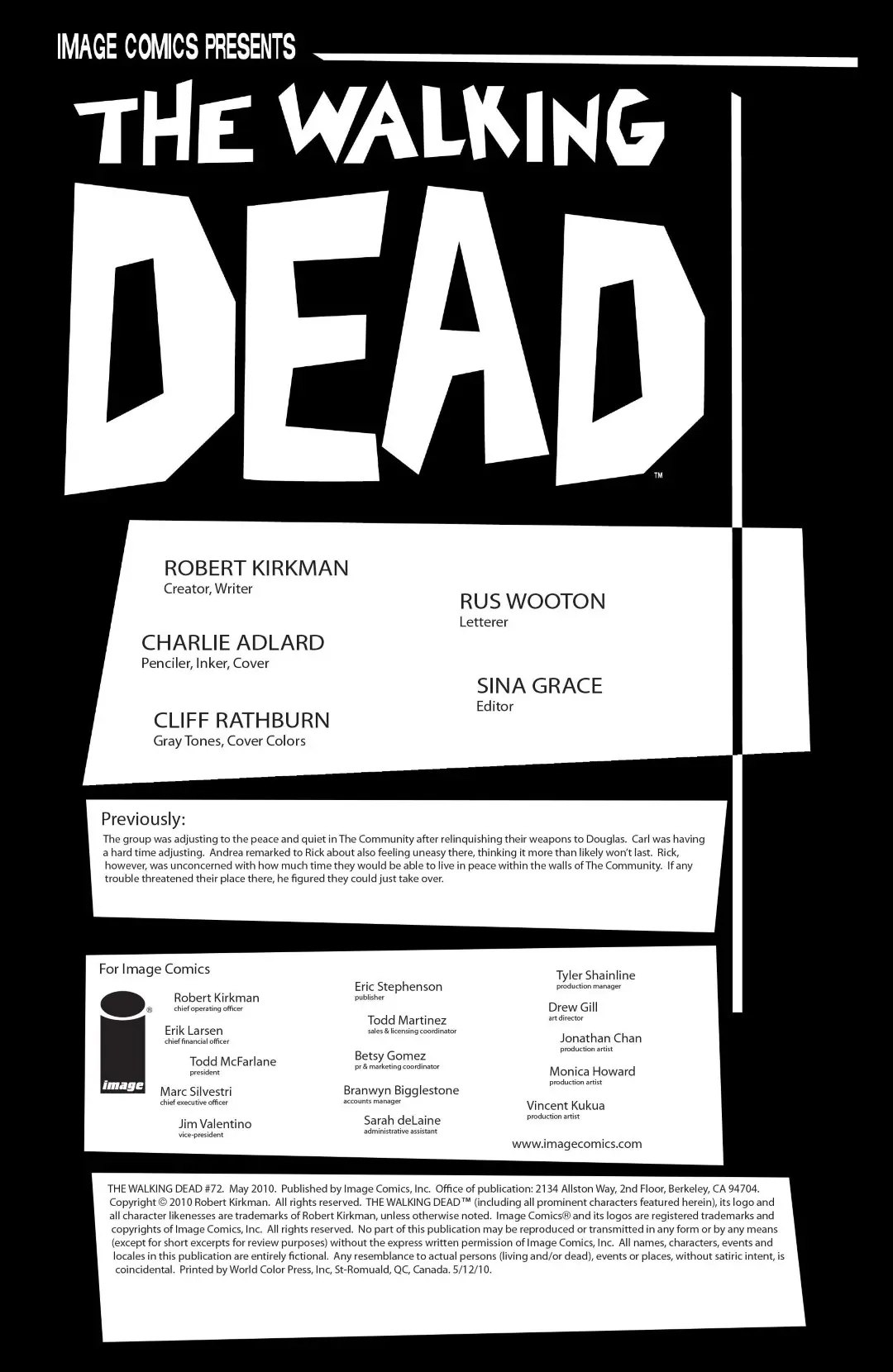 The Walking Dead #72 (2010) - Page 2