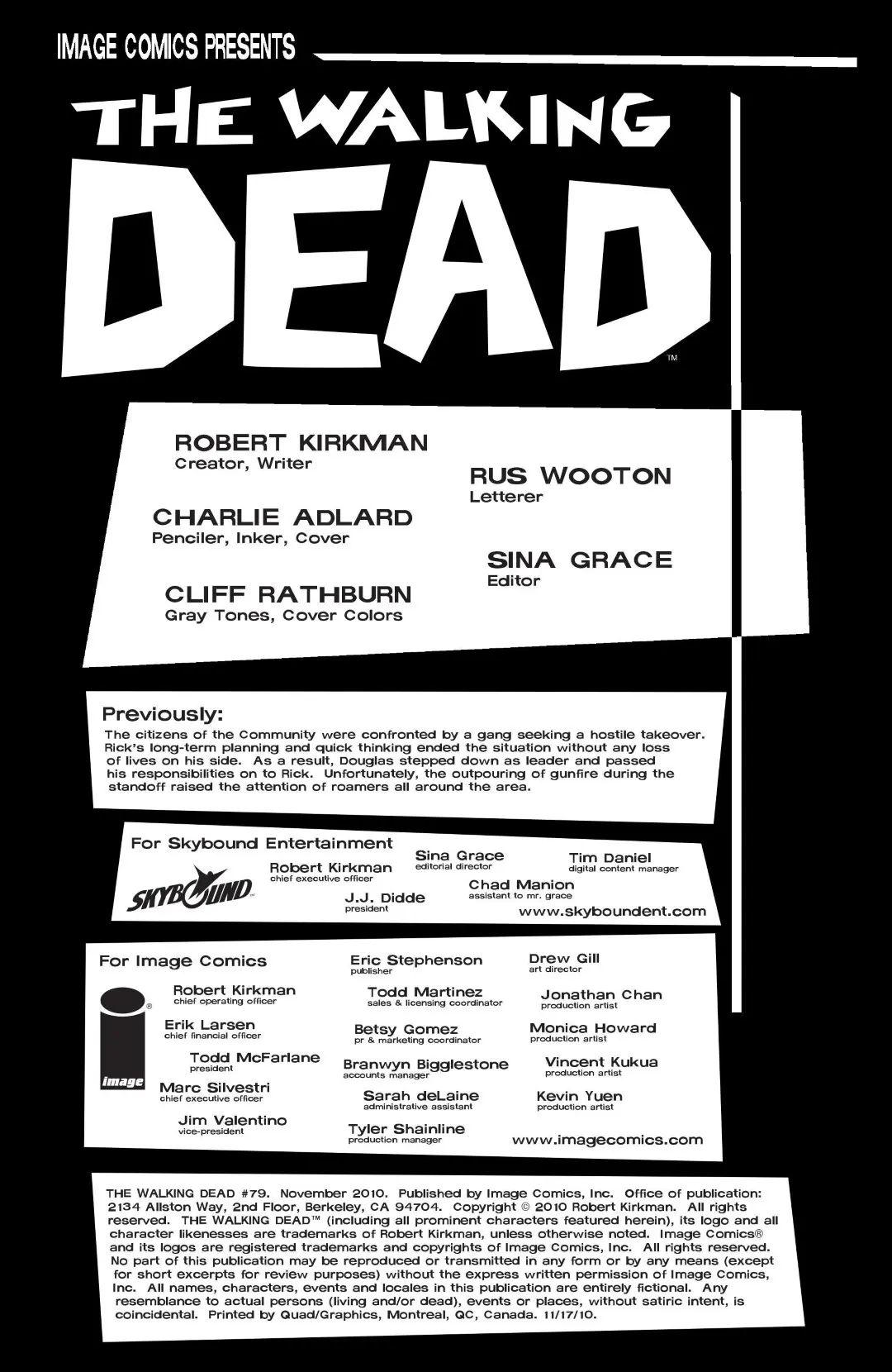 The Walking Dead #79 (2010) - Page 2