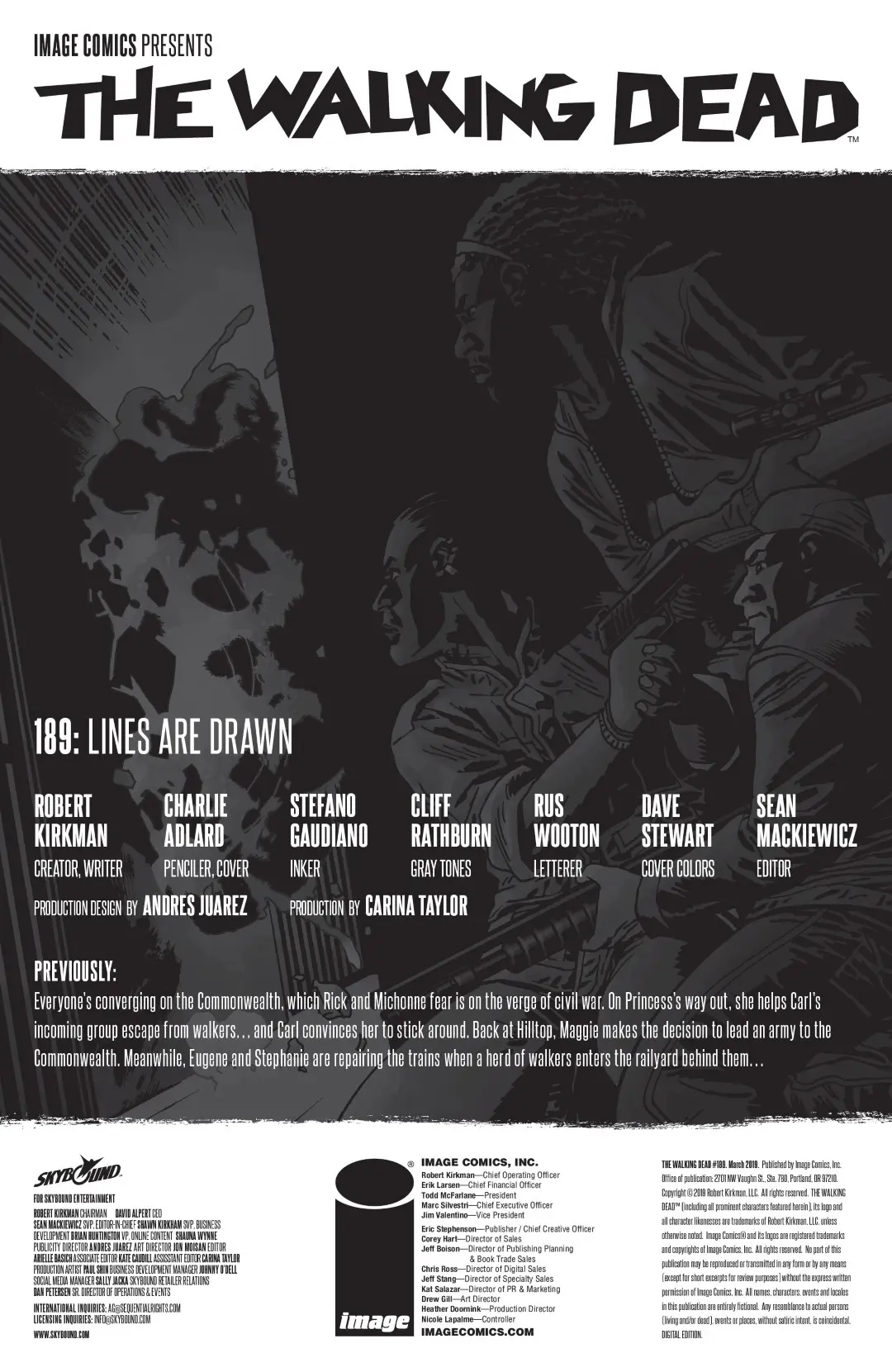 The Walking Dead Issue 189 (2019) Read Free Comics Online in HD Quality page 2