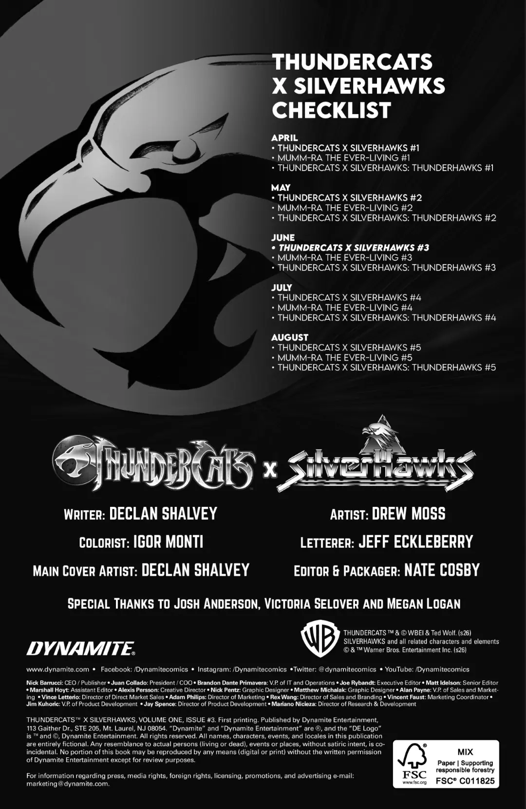 ThunderCats X SilverHawks Issue 3 (2026) Read Free Comics Online in HD Quality page 2