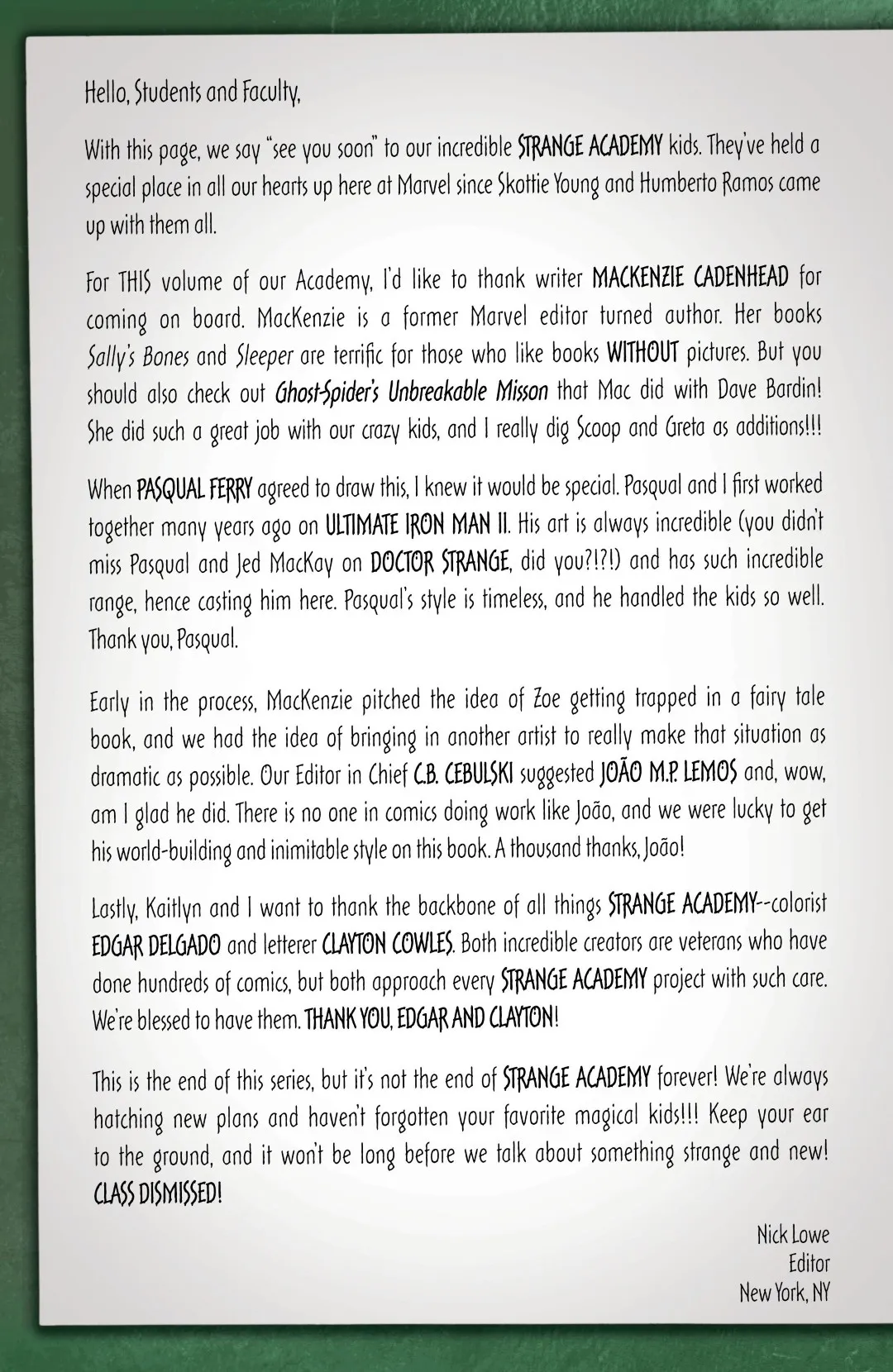Doom Academy Issue 5 (2025) - Read Free Comics Online in HD Quality page 26