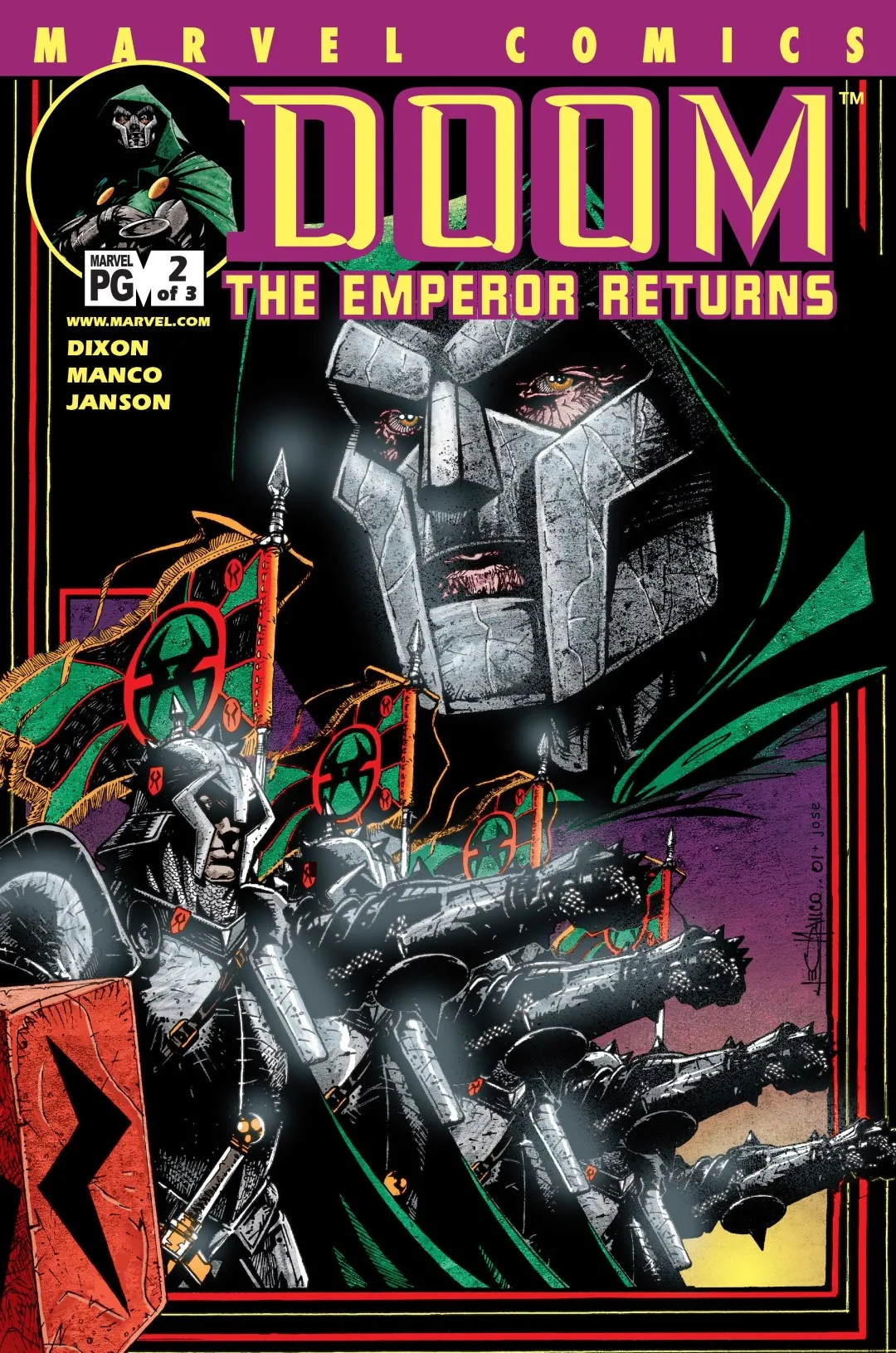Doom The Emperor Returns Issue 2 (2002) - Read Free Comics Online in HD Quality page 1