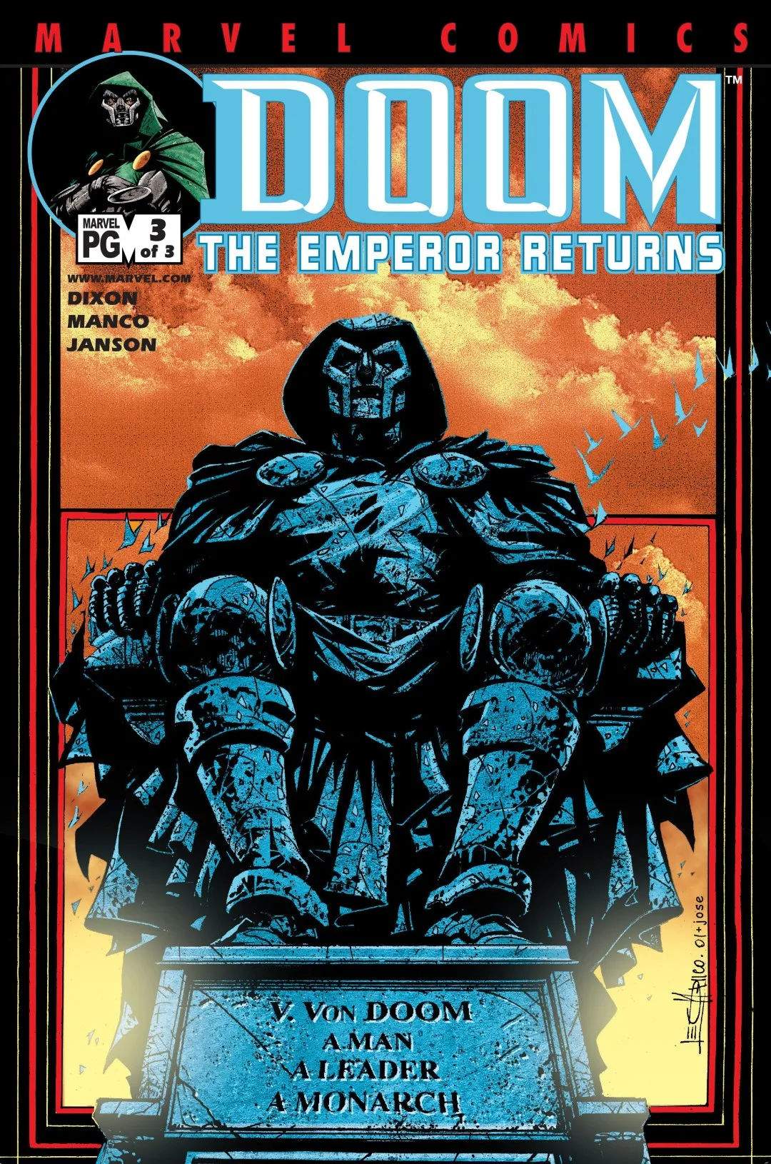 Doom The Emperor Returns Issue 3 (2002) - Read Free Comics Online in HD Quality page 1