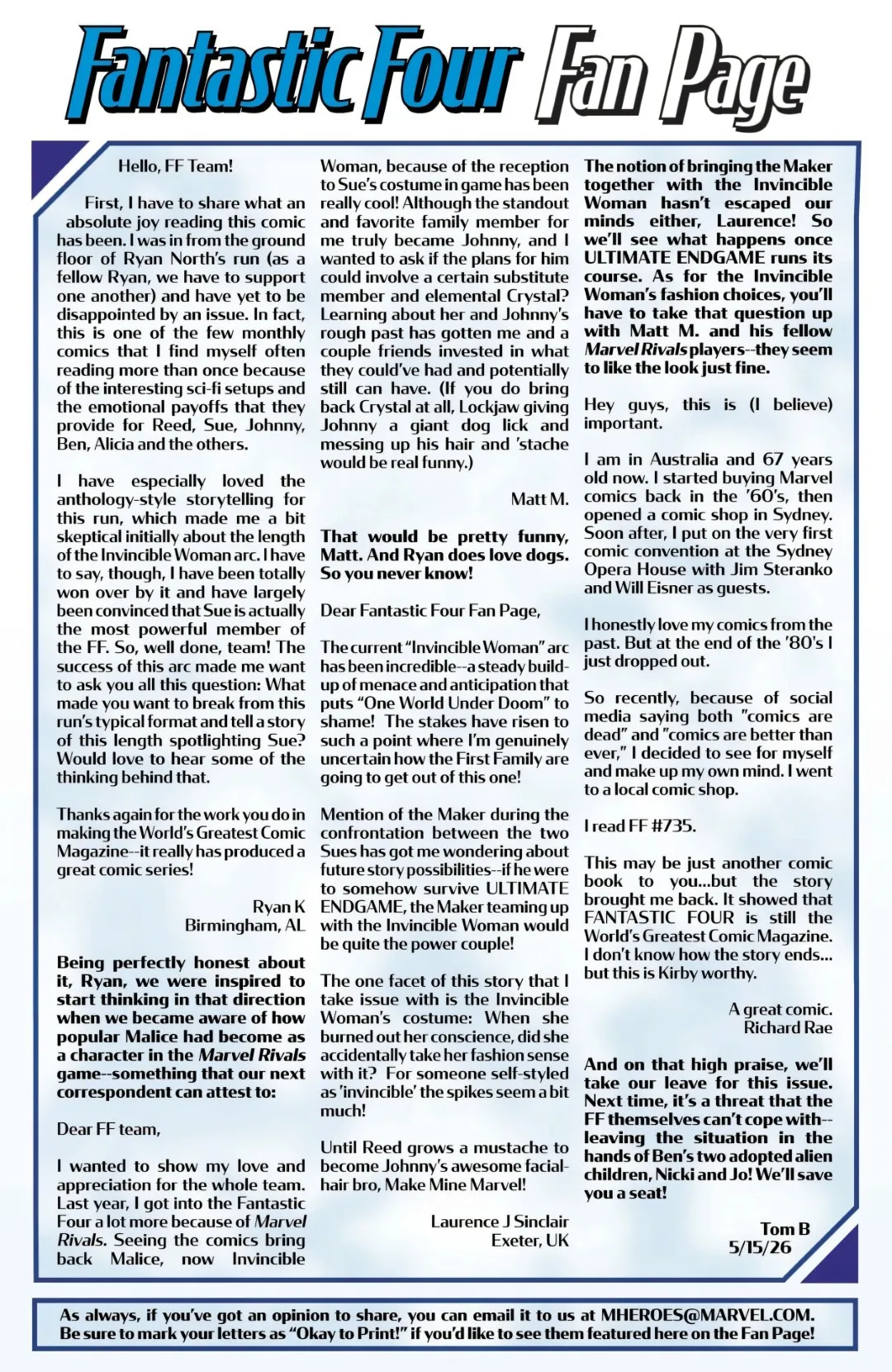 Fantastic Four Issue 13 (2026) Read Free Comics Online in HD Quality page 22