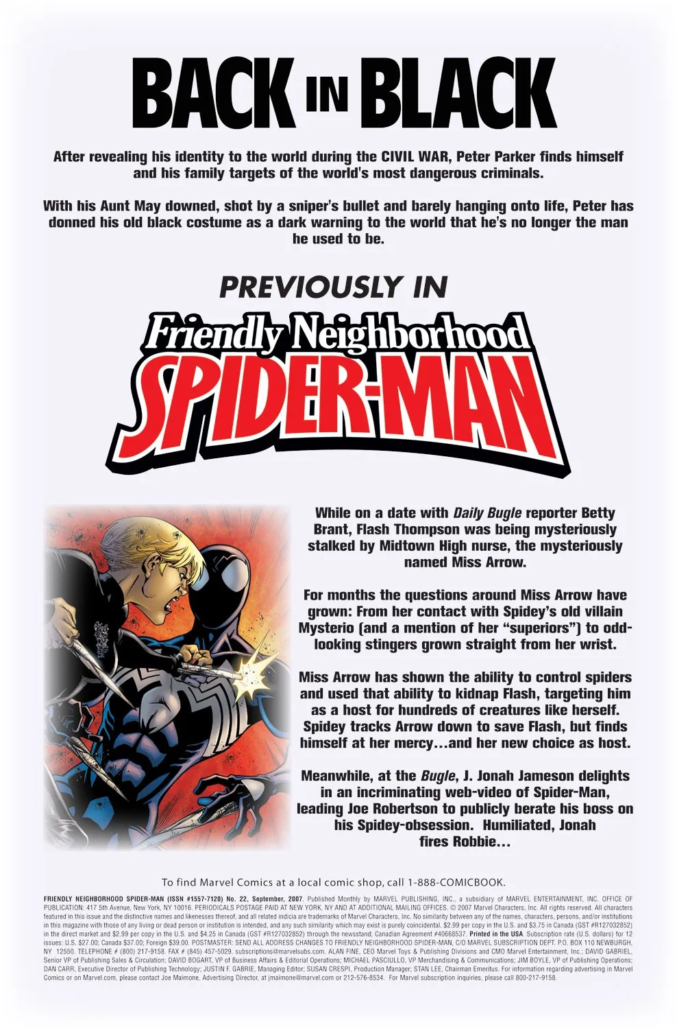 Friendly Neighborhood Spider-Man Issue 22 (2007) Read Free Comics Online in HD Quality page 2