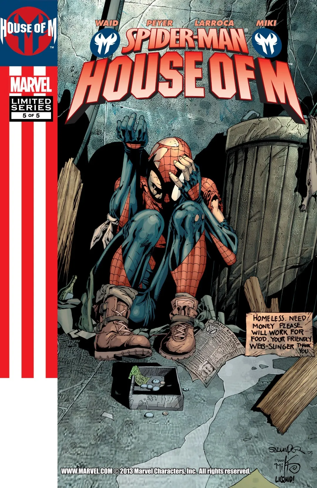 Spider-Man House of M Issue 5 (2005) Read Free Comics Online in HD Quality page 1