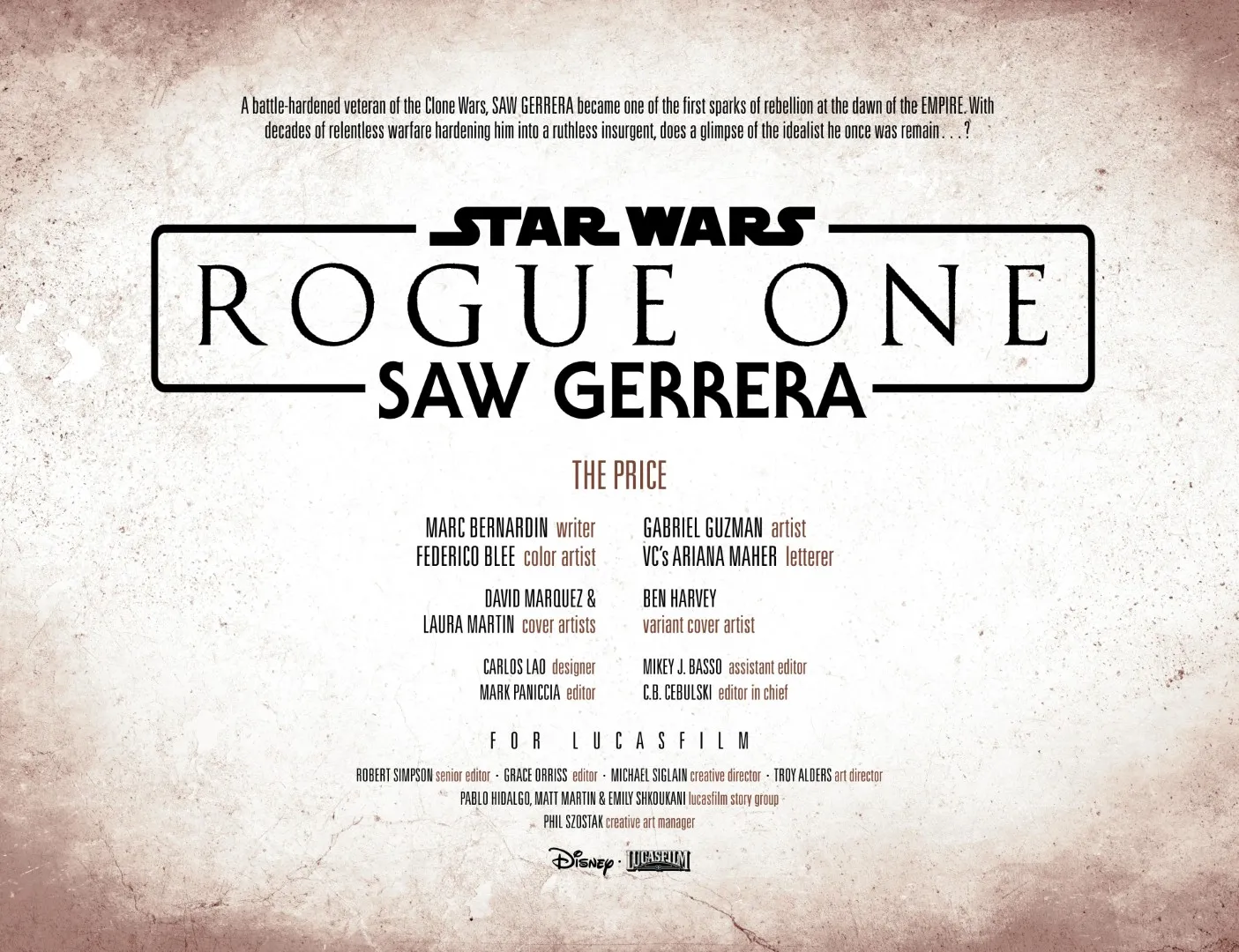Star Wars Rogue One Saw Gerrera Issue 1 (2026) Read Free Comics Online in HD Quality page 3
