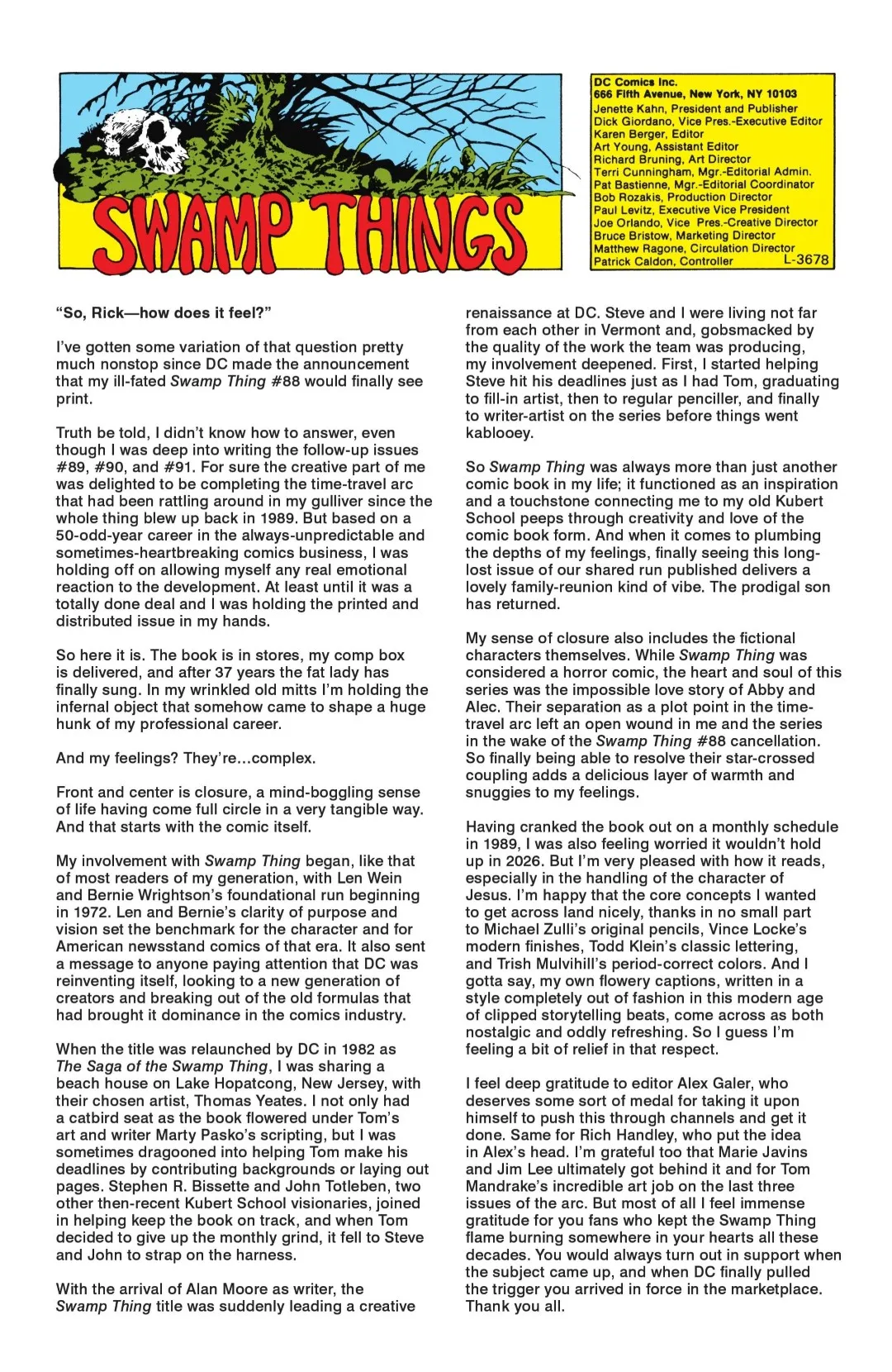 Swamp Thing 1989 #4 (2026) - Page 26