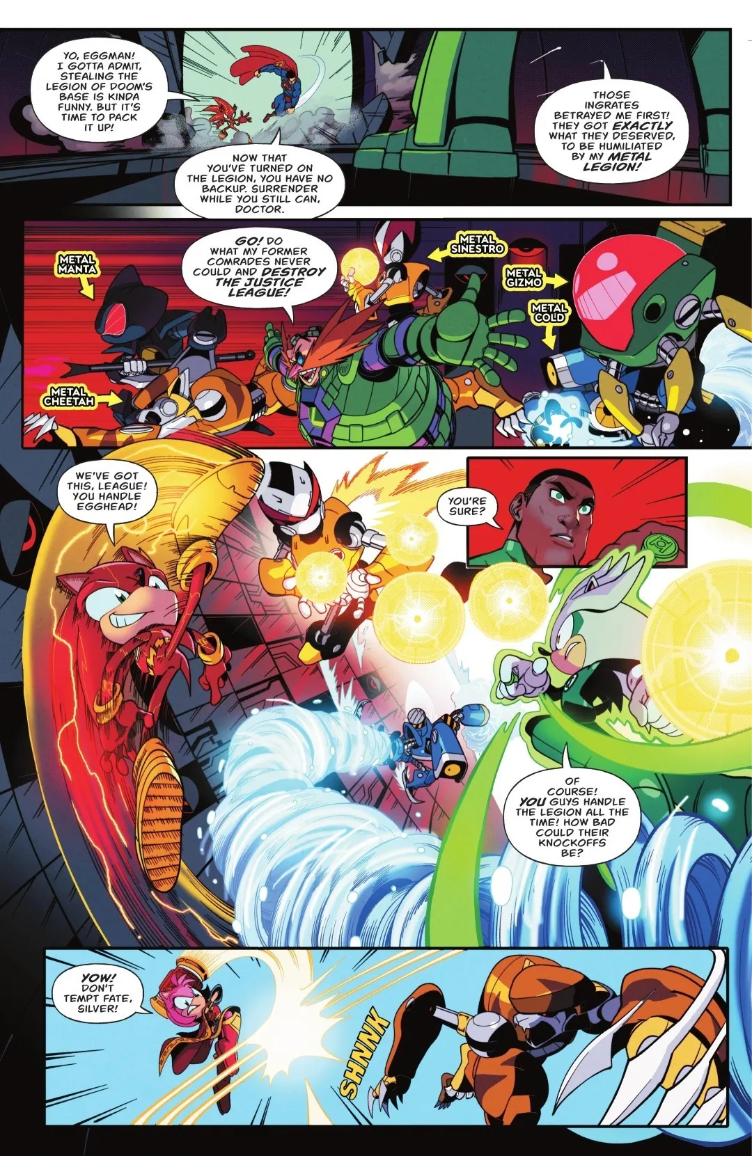 DC x Sonic the Hedgehog Metal Legion Issue 4 (2026) - Read Free Comics Online in HD Quality page 4