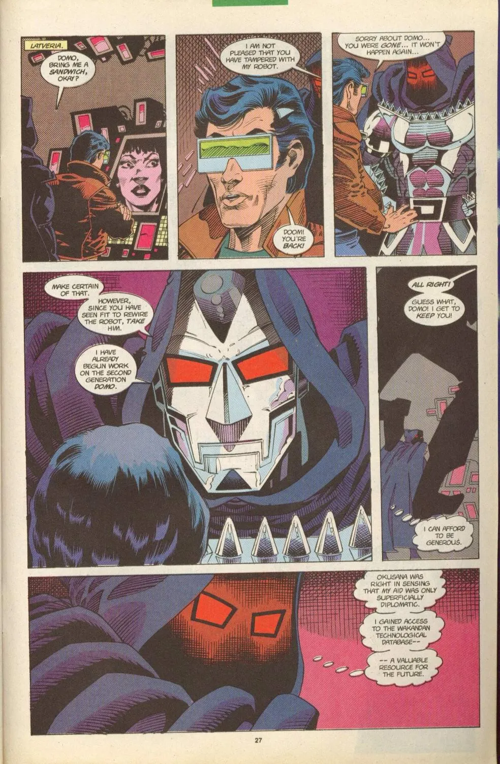 Doom 2099 Issue 12 (1993) - Read Free Comics Online in HD Quality page 21