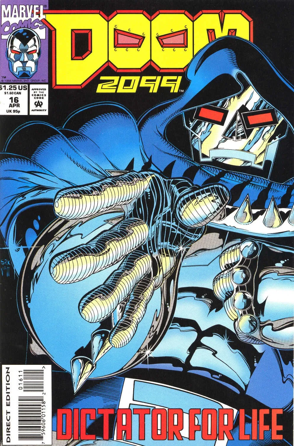 Doom 2099 Issue 16 (1994) - Read Free Comics Online in HD Quality page 1