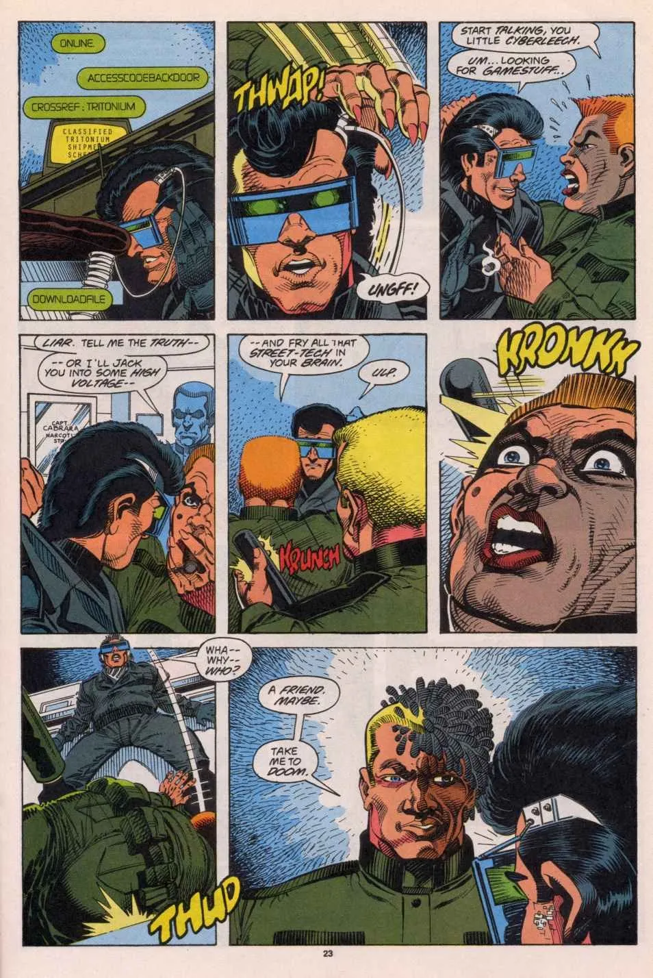 Doom 2099 Issue 2 (1993) - Read Free Comics Online in HD Quality page 18