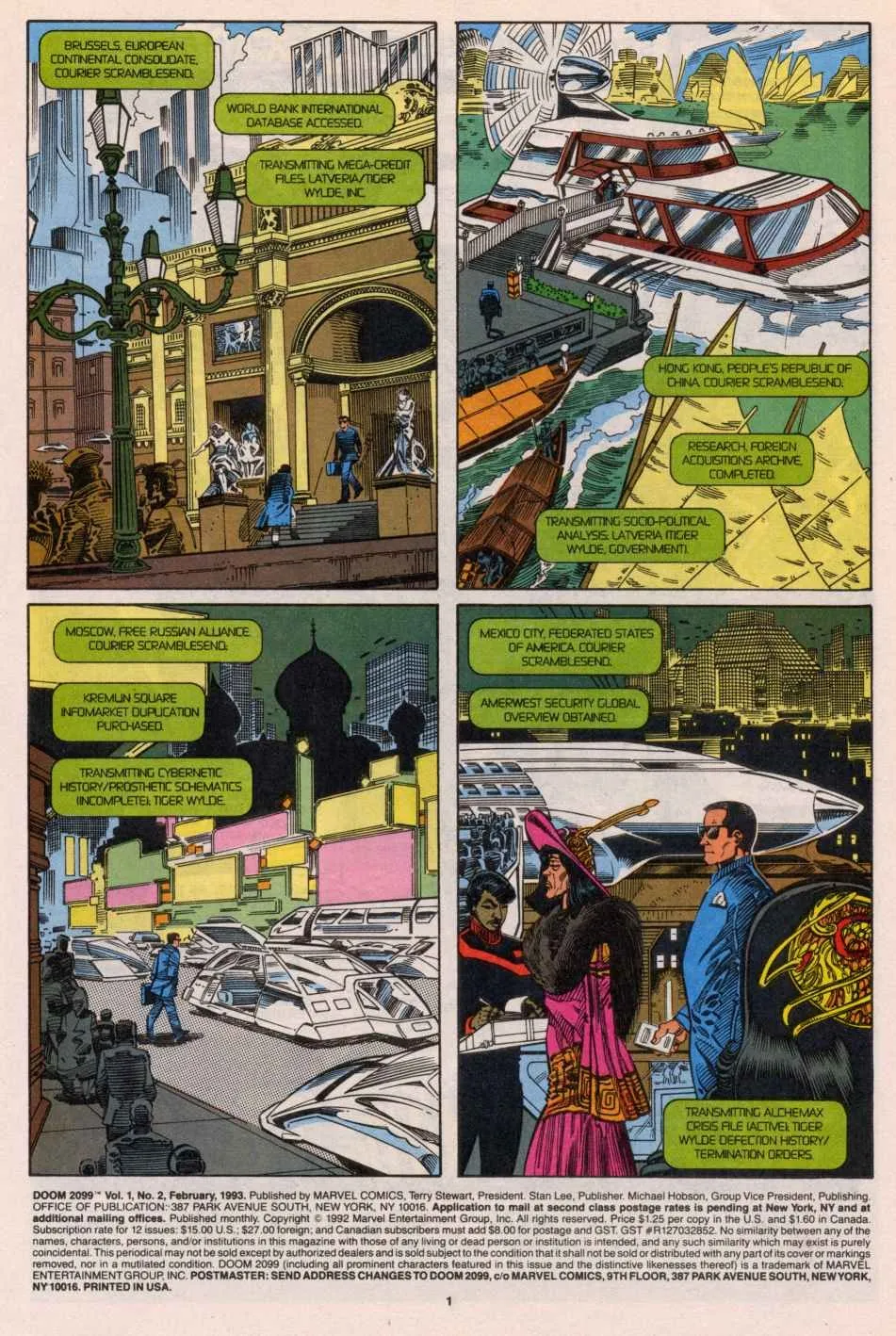 Doom 2099 Issue 2 (1993) - Read Free Comics Online in HD Quality page 2