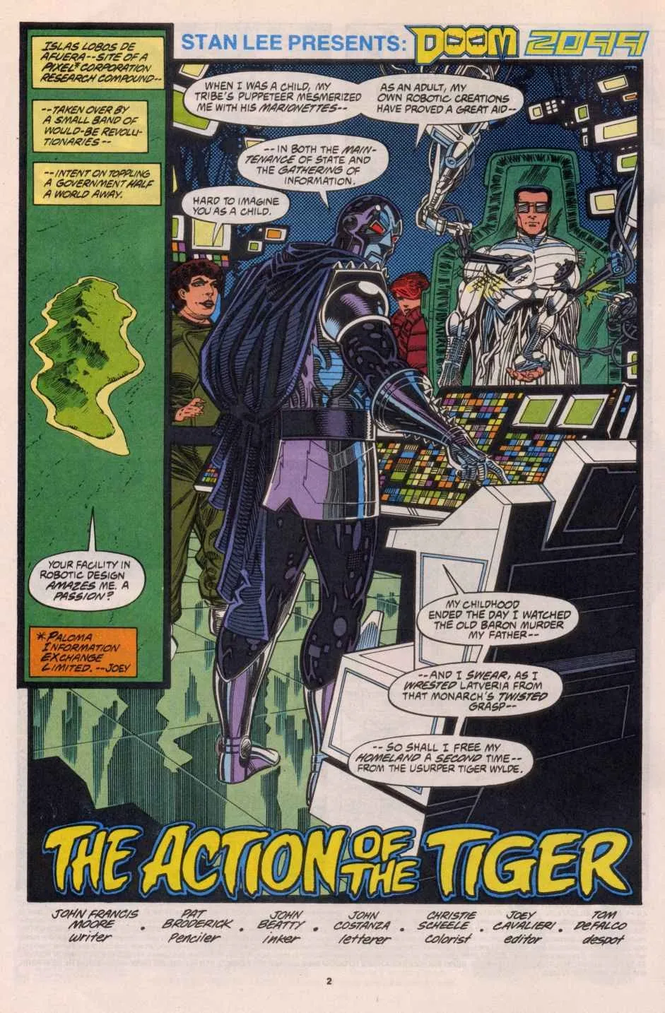 Doom 2099 Issue 2 (1993) - Read Free Comics Online in HD Quality page 3