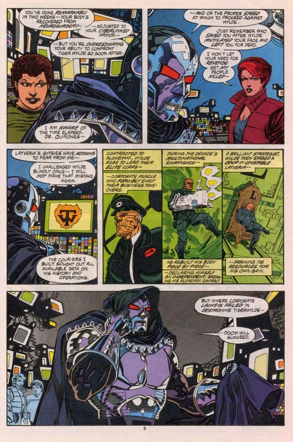 Doom 2099 Issue 2 (1993) - Read Free Comics Online in HD Quality page 4