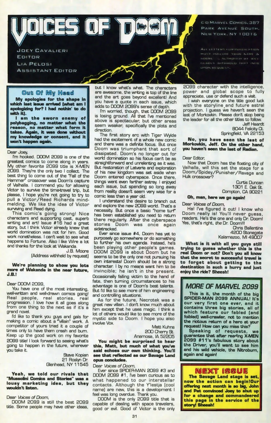 Doom 2099 Issue 20 (1994) - Read Free Comics Online in HD Quality page 25