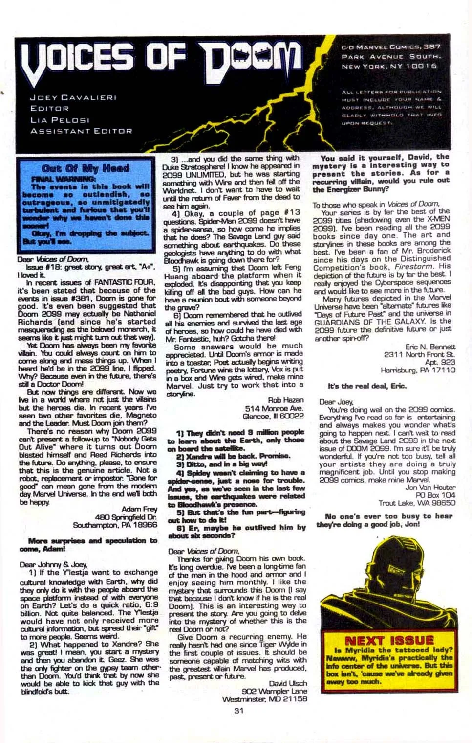 Doom 2099 Issue 22 (1994) - Read Free Comics Online in HD Quality page 24