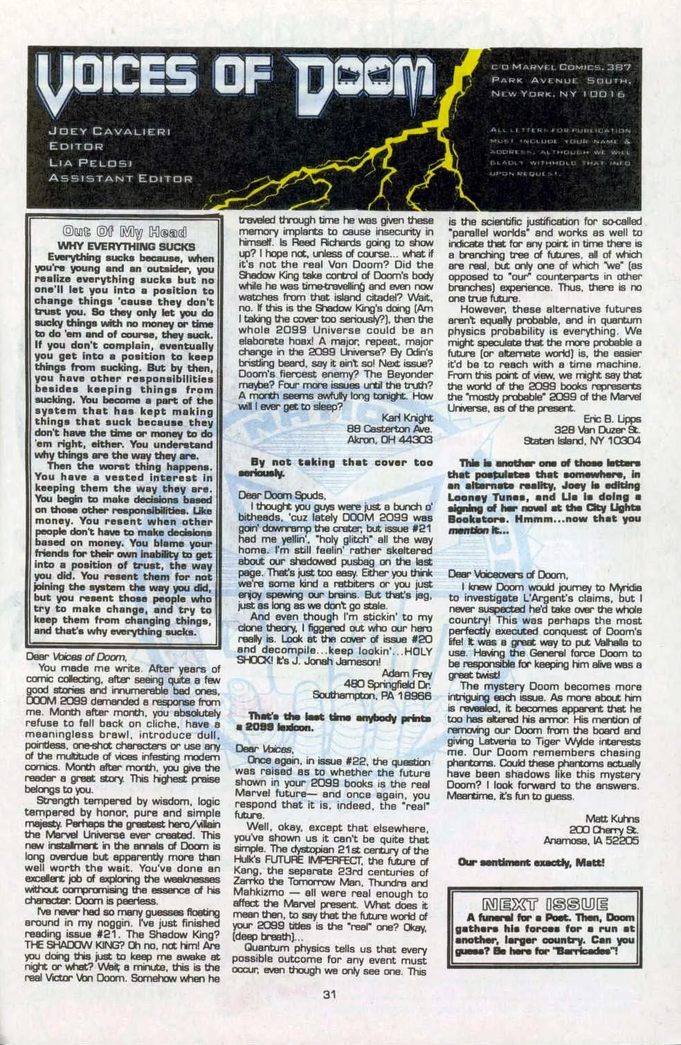 Doom 2099 Issue 26 (1995) - Read Free Comics Online in HD Quality page 25