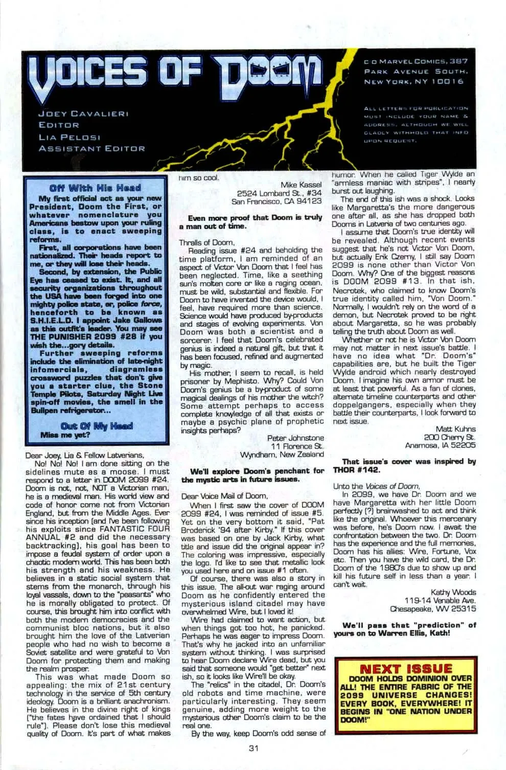 Doom 2099 Issue 28 (1995) - Read Free Comics Online in HD Quality page 25