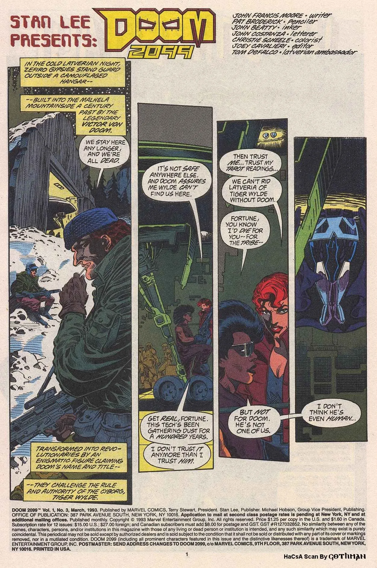 Doom 2099 Issue 3 (1993) - Read Free Comics Online in HD Quality page 2