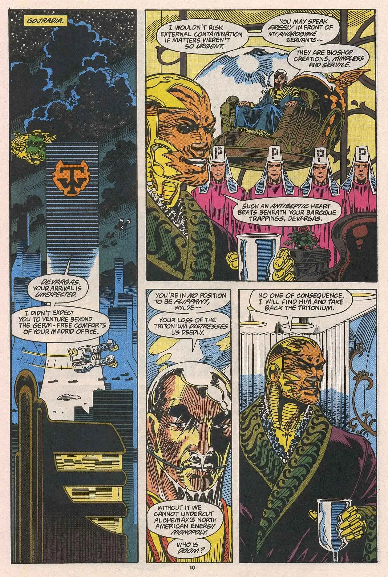 Doom 2099 Issue 3 (1993) - Read Free Comics Online in HD Quality page 9
