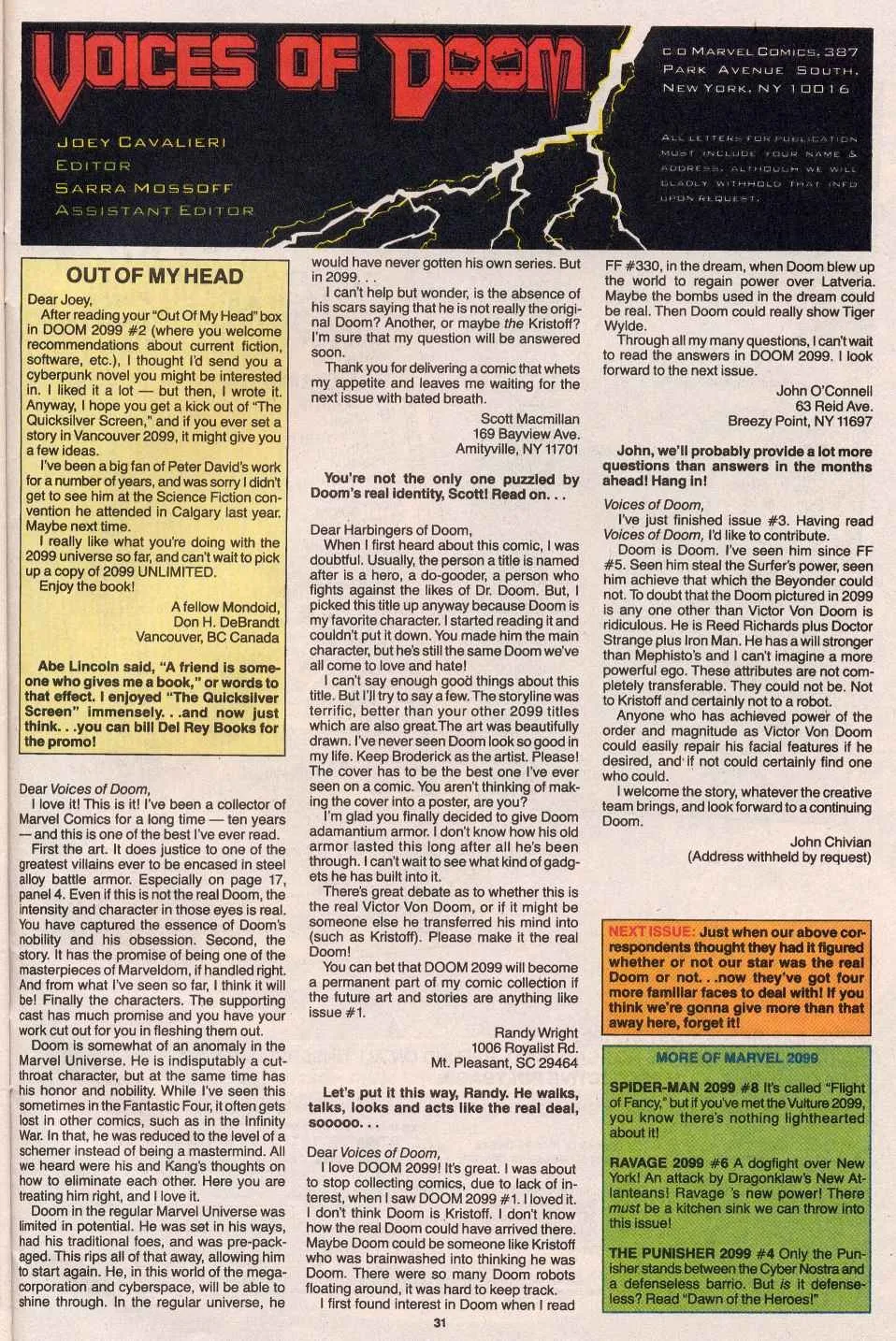Doom 2099 Issue 5 (1993) - Read Free Comics Online in HD Quality page 25