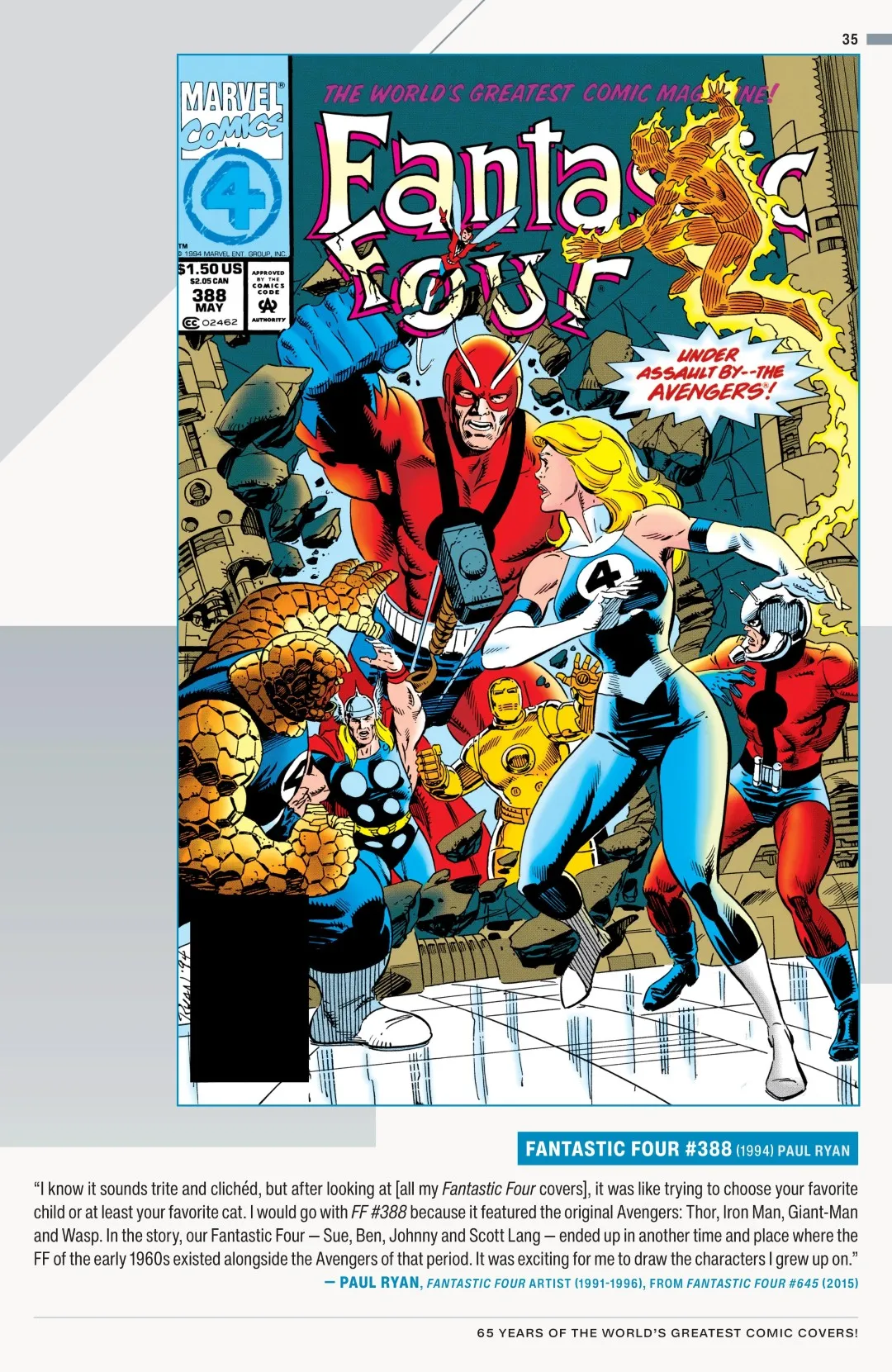Fantastic Four 65 Years of the World’s Greatest Comic Covers Issue 1 (2026) - Read Free Comics Online in HD Quality page 36