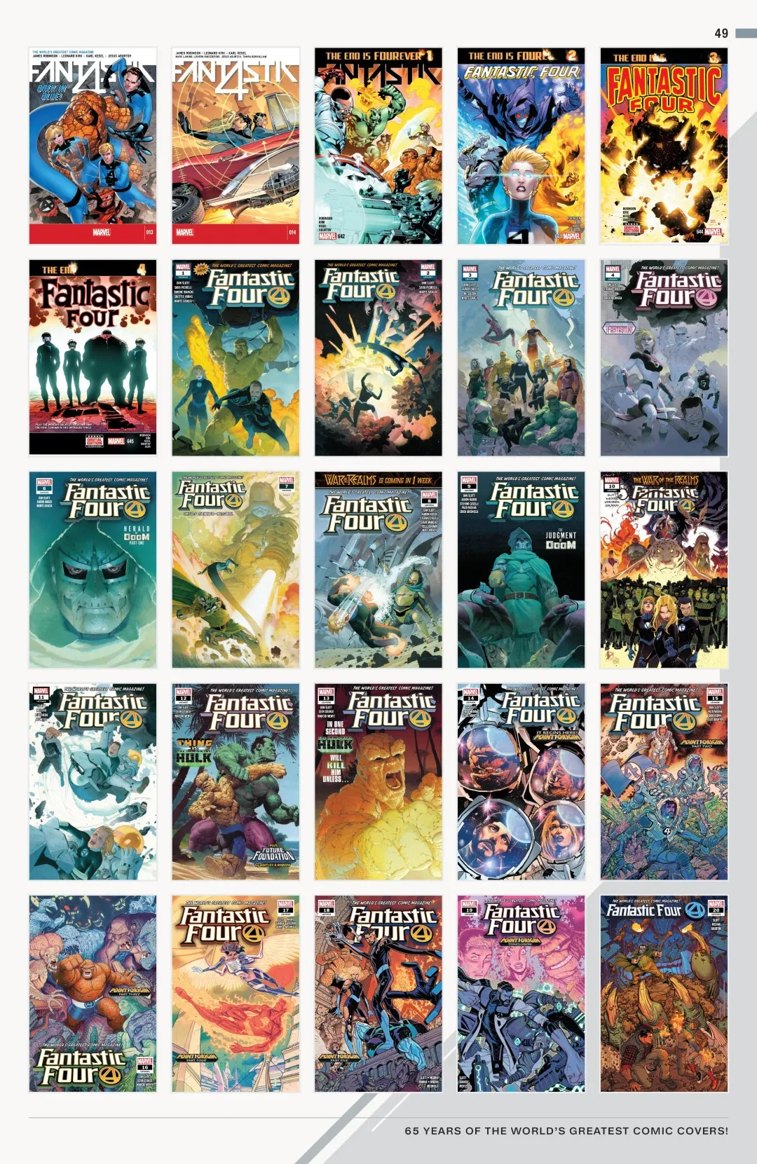 Fantastic Four 65 Years of the World’s Greatest Comic Covers Issue 1 (2026) - Read Free Comics Online in HD Quality page 50