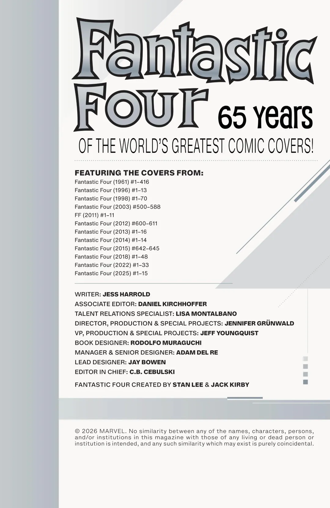 Fantastic Four 65 Years of the World’s Greatest Comic Covers Issue 1 (2026) - Read Free Comics Online in HD Quality page 58
