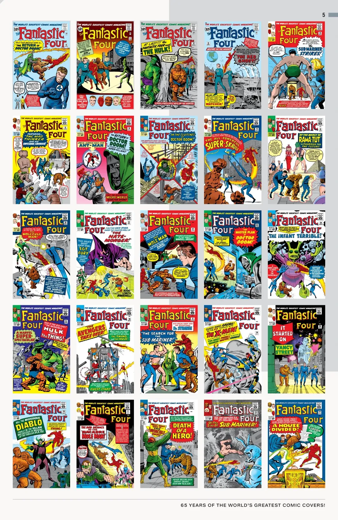 Fantastic Four 65 Years of the World’s Greatest Comic Covers Issue 1 (2026) - Read Free Comics Online in HD Quality page 6
