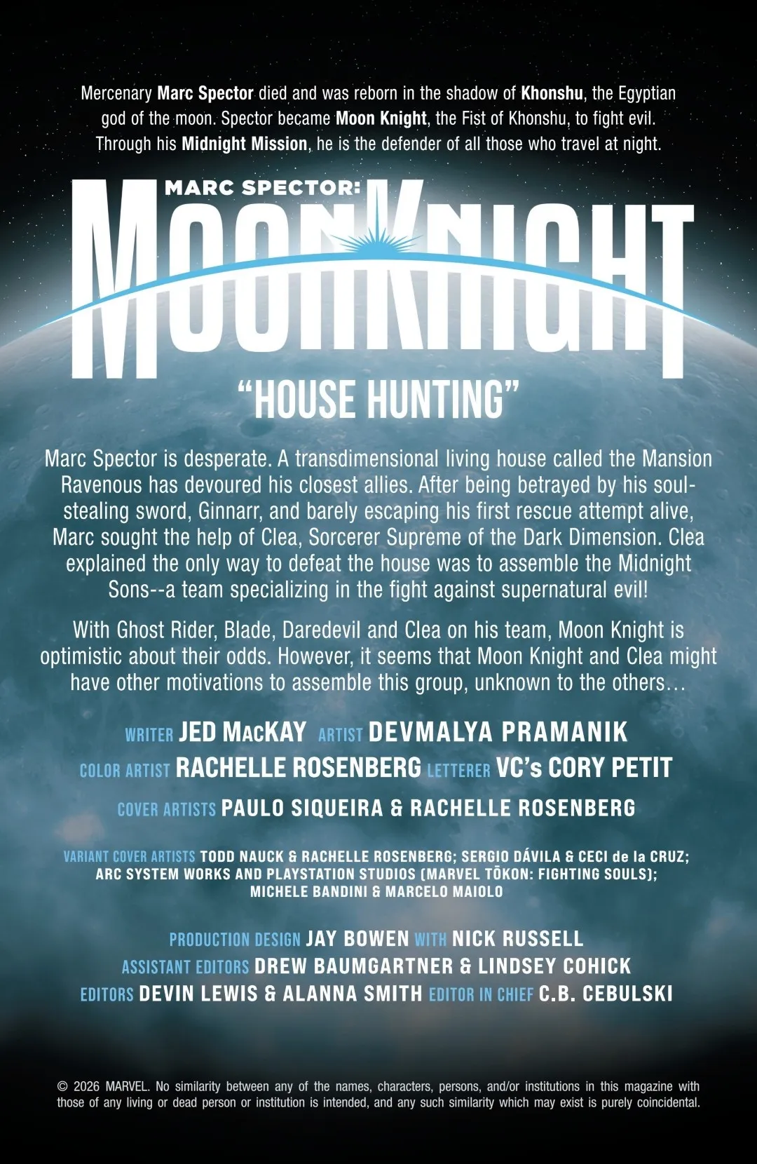 Marc Spector Moon Knight Issue 7 (2026) - Read Free Comics Online in HD Quality page 3
