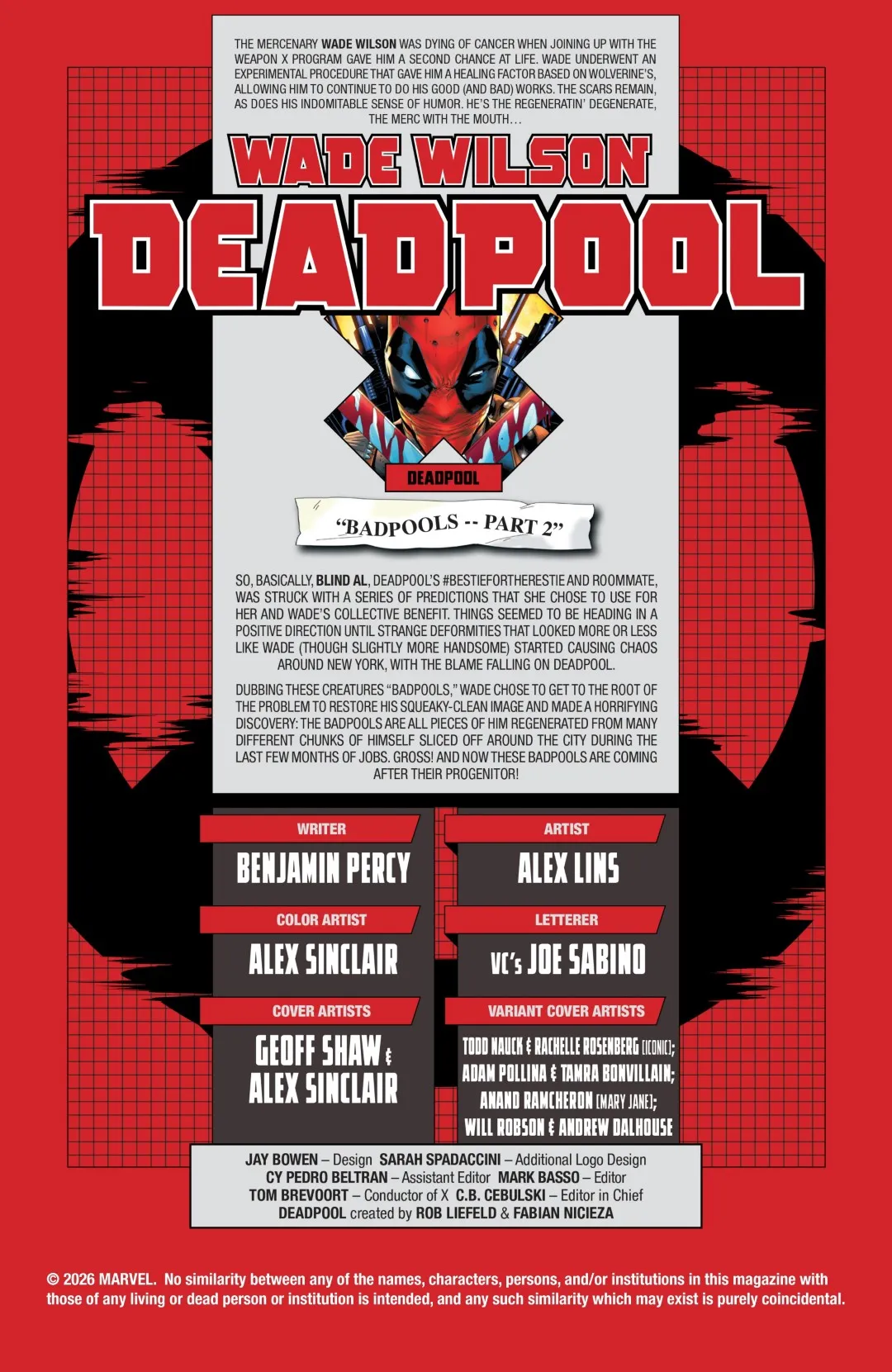 Wade Wilson Deadpool Issue 7 (2026) - Read Free Comics Online in HD Quality page 3